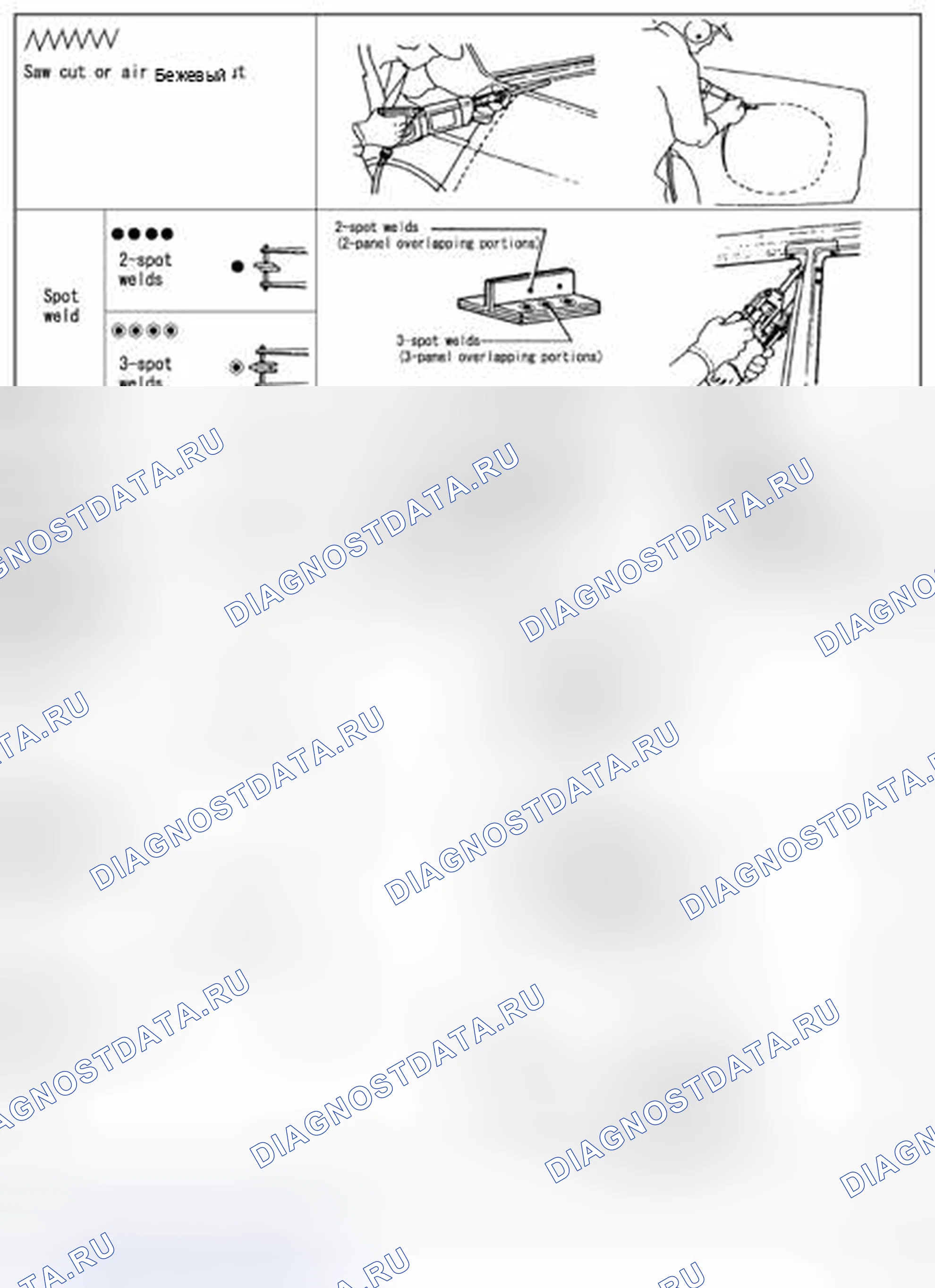 Рис. 25: ОПИСАНИЕ наружных кузовных панелей. Honda Today I