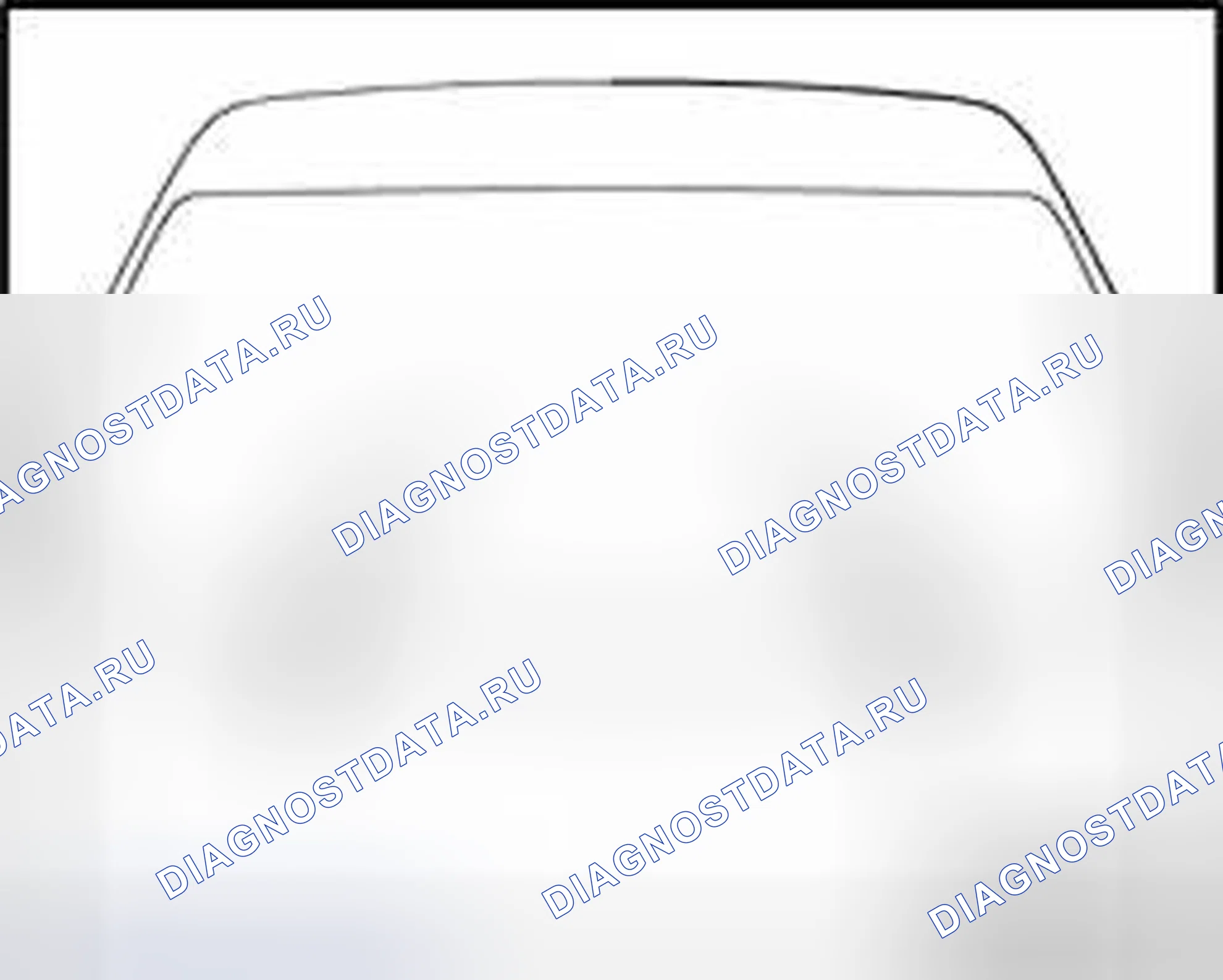 Рис. 178: Лобовое стекло. Volkswagen Golf Mk4