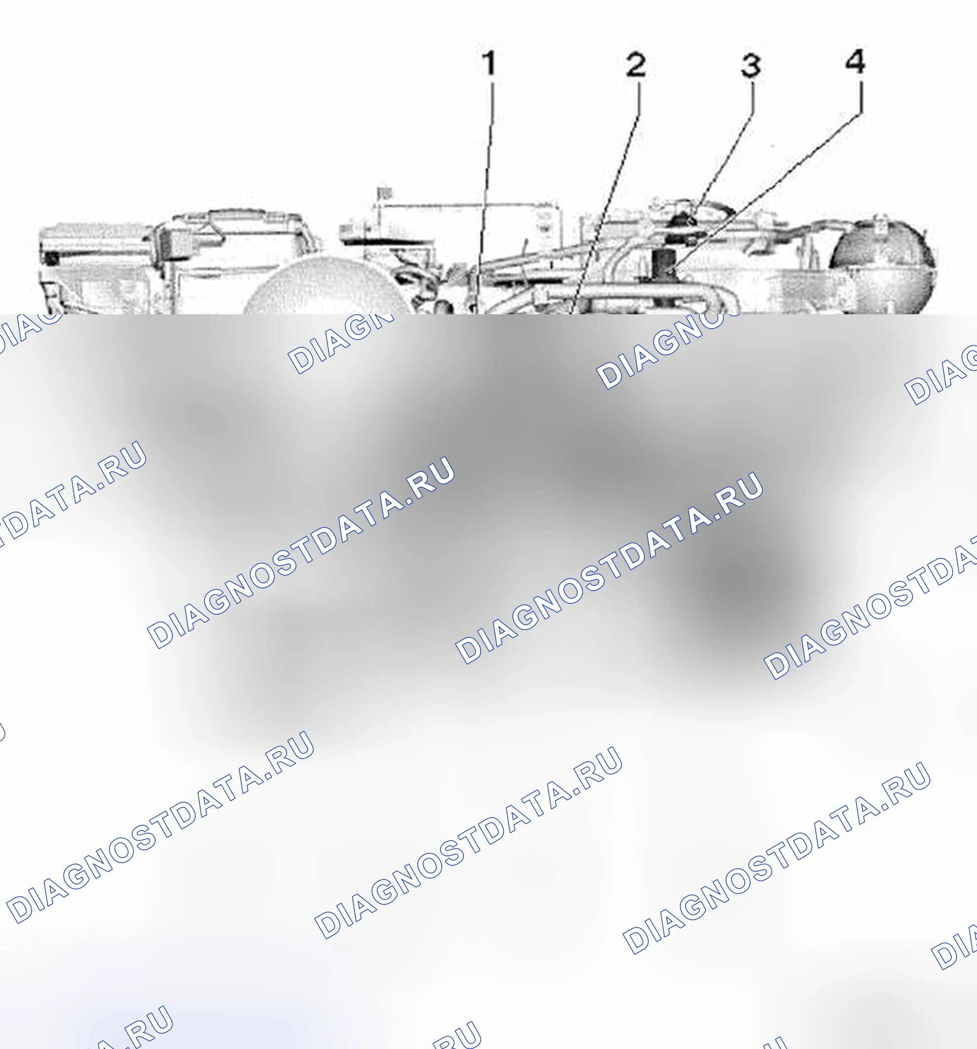 Рис. 43: ОБЗОР КОНТУРА ХЛАДАГЕНТА, GOLF BLUE-E-MOTION, ПЕРЕДНИЙ. Volkswagen Golf Mk7