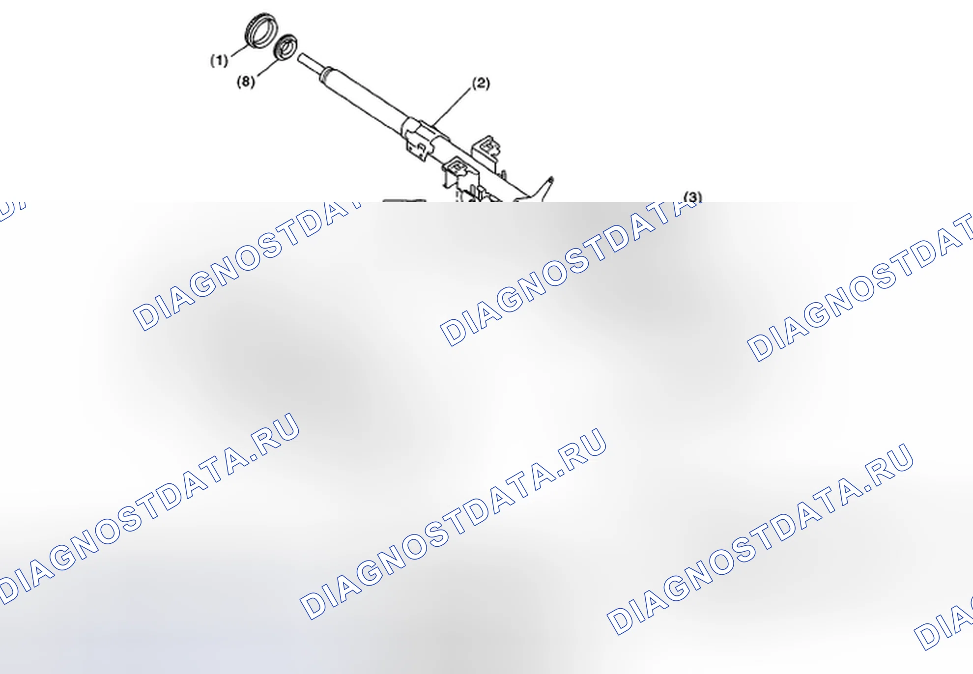 Рис. 17: РУЛЕВОЕ КОЛЕСО И КОЛОНКА. Subaru Outback BP рестайлинг