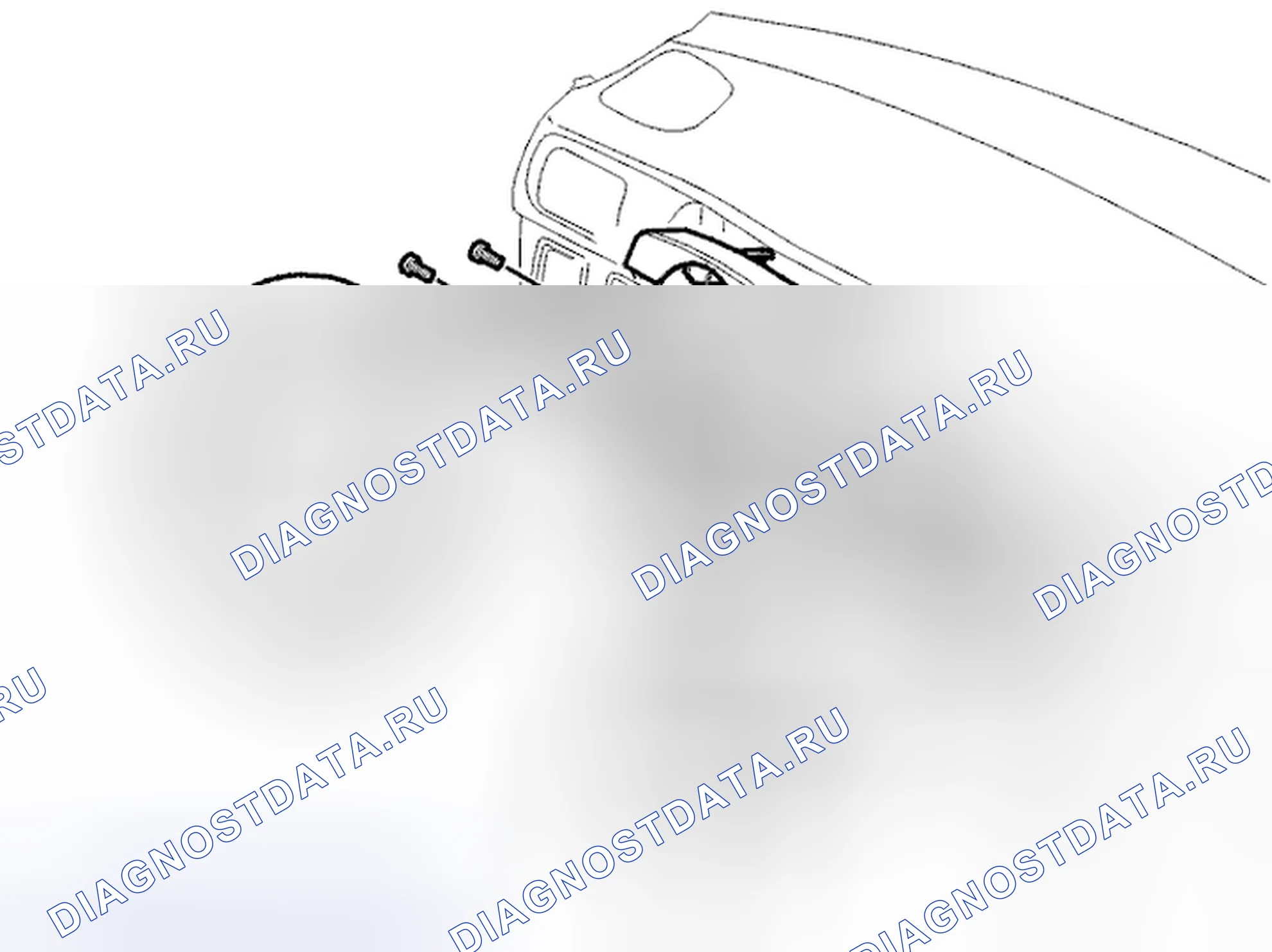 Рис. 247: Снять рулевое колесо, крышки руля и переключатели. Volvo C70 I