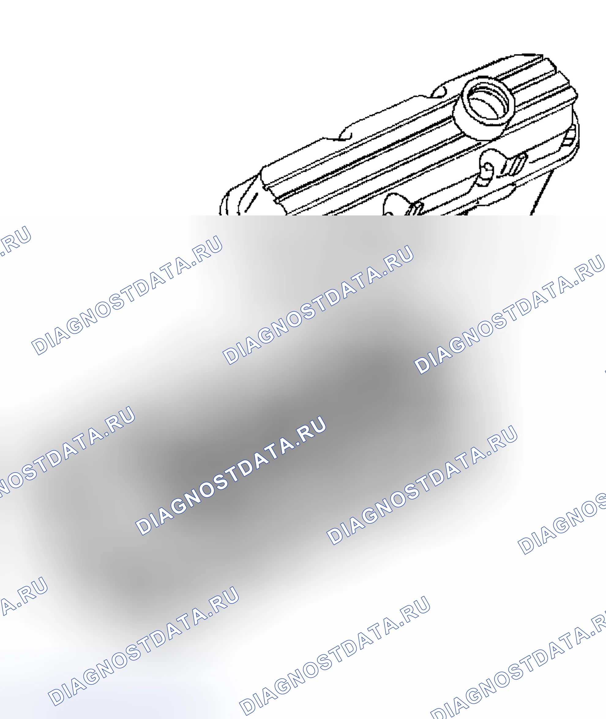 Рис. 495: Установка крышки коромысла клапана - слева. Buick Regal IV
