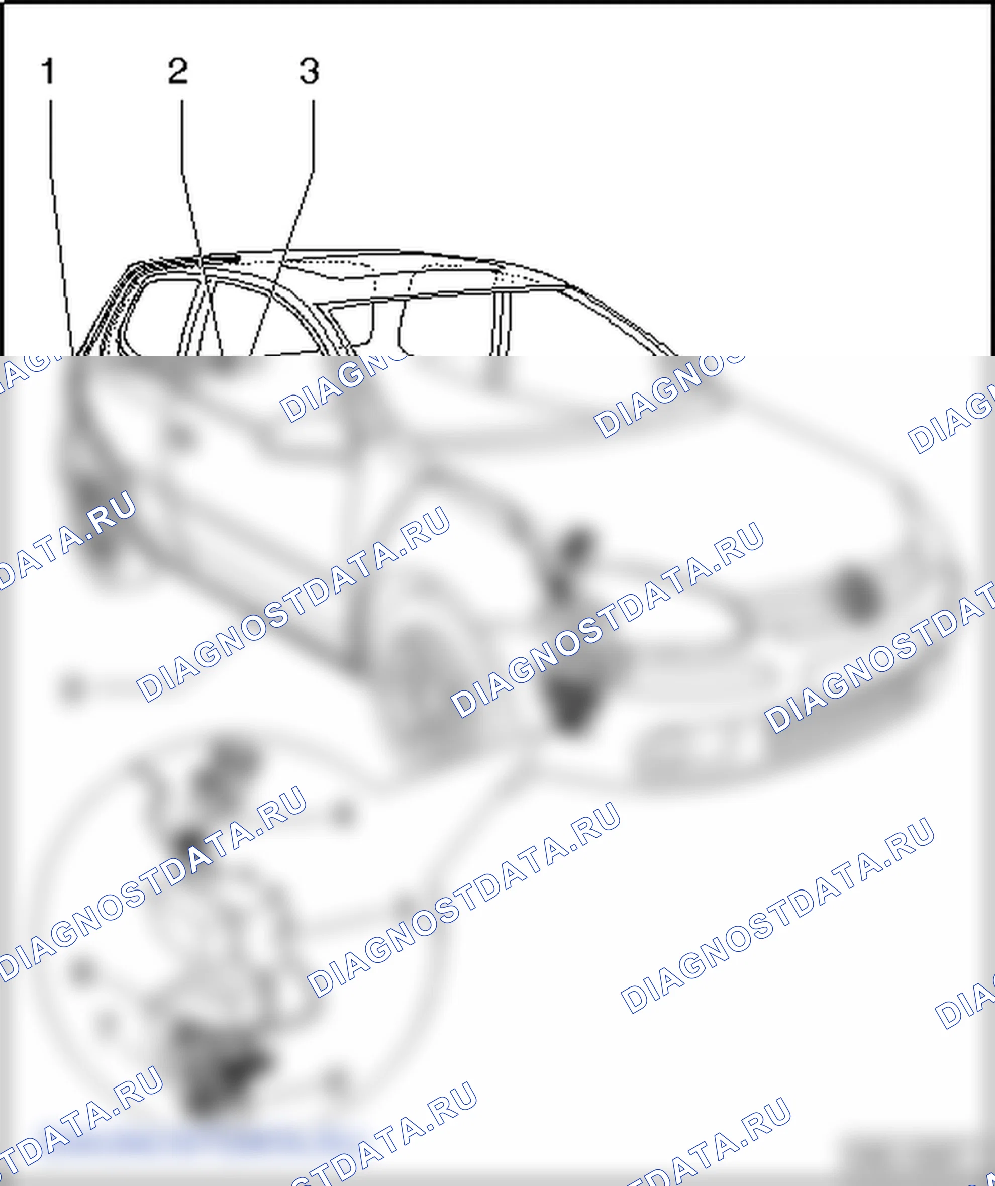 Омыватель заднего стекла. Volkswagen Golf Mk5