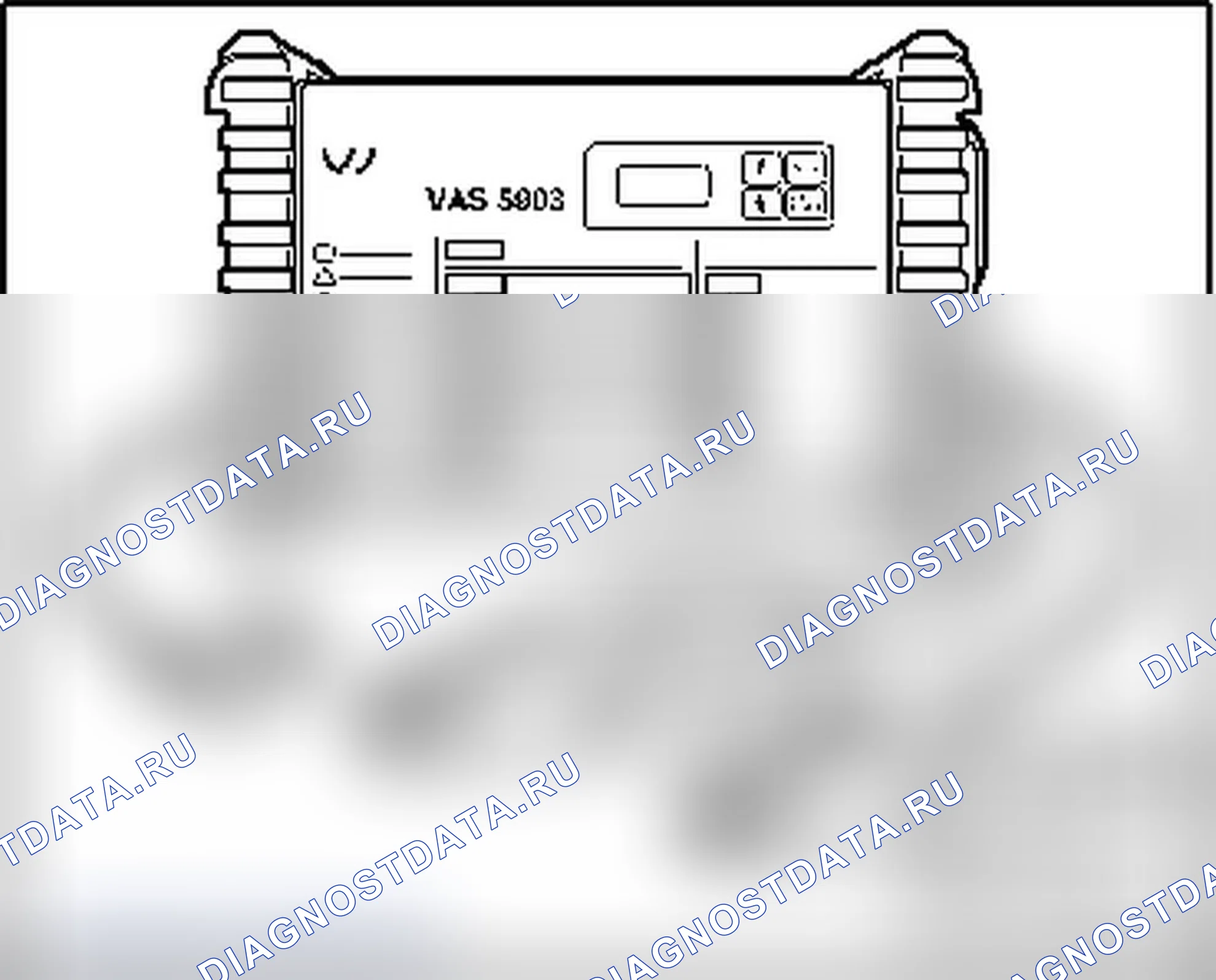 Рис. 10: ЗАРЯДНОЕ УСТРОЙСТВО VAS 5903. Volkswagen New Beetle A4 рестайлинг