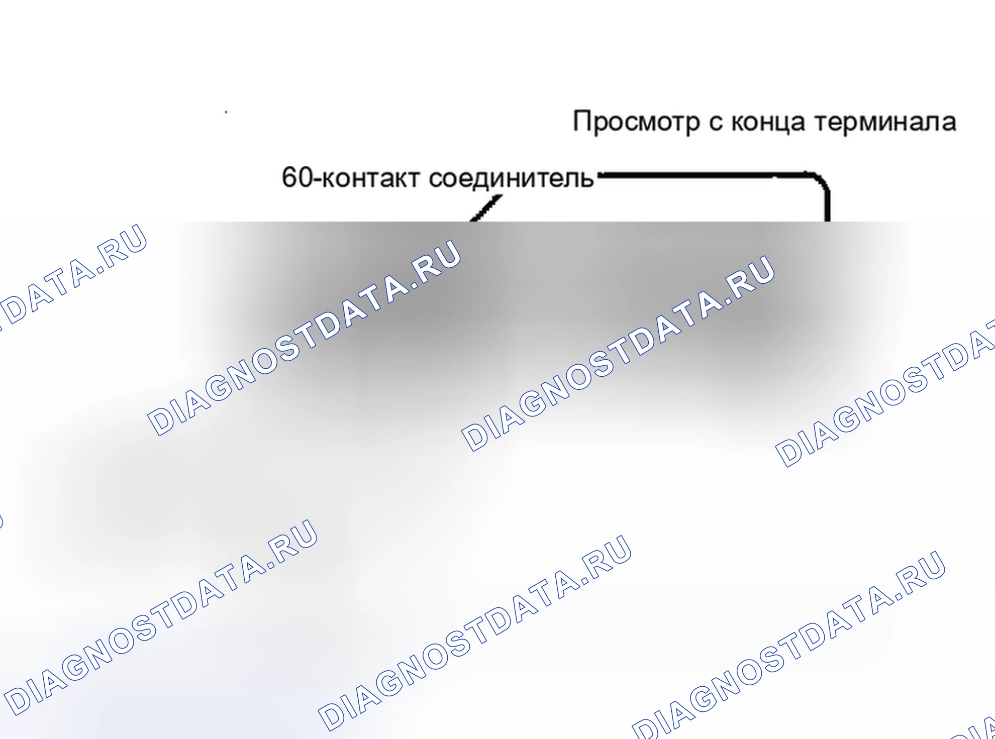Рис. 248: Подключение вольтметра к разъему 60-контакт No7. Chrysler New Yorker Turbo 
