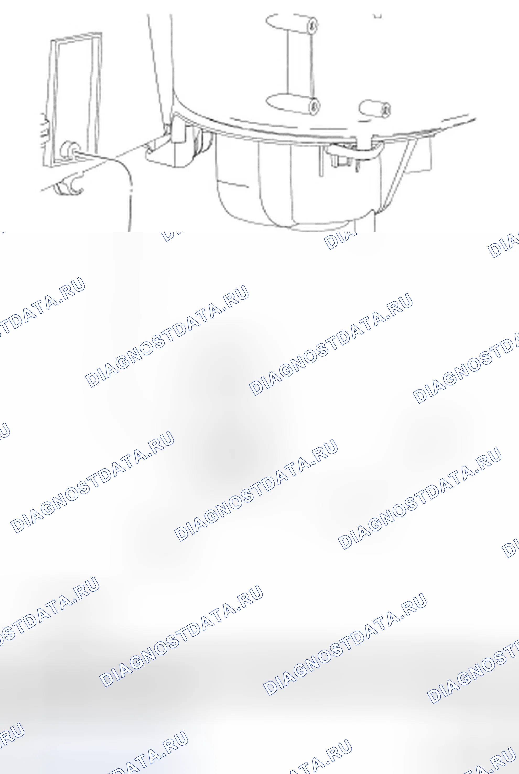 Рис. 24: Резистор электродвигателя вентилятора. Ford Focus II