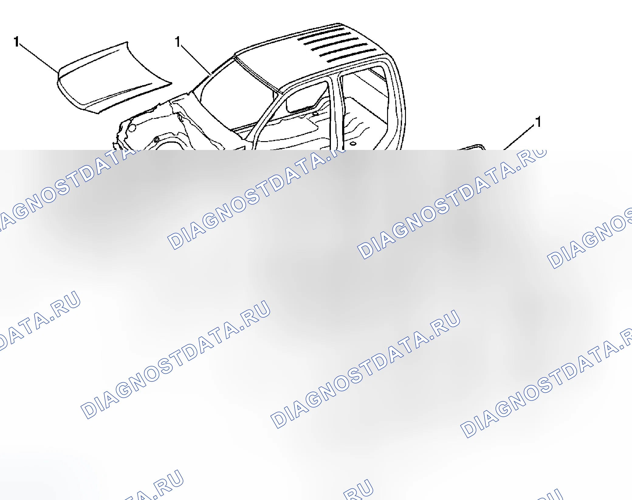Рис. 10: Идентификация панели. Chevrolet Colorado I