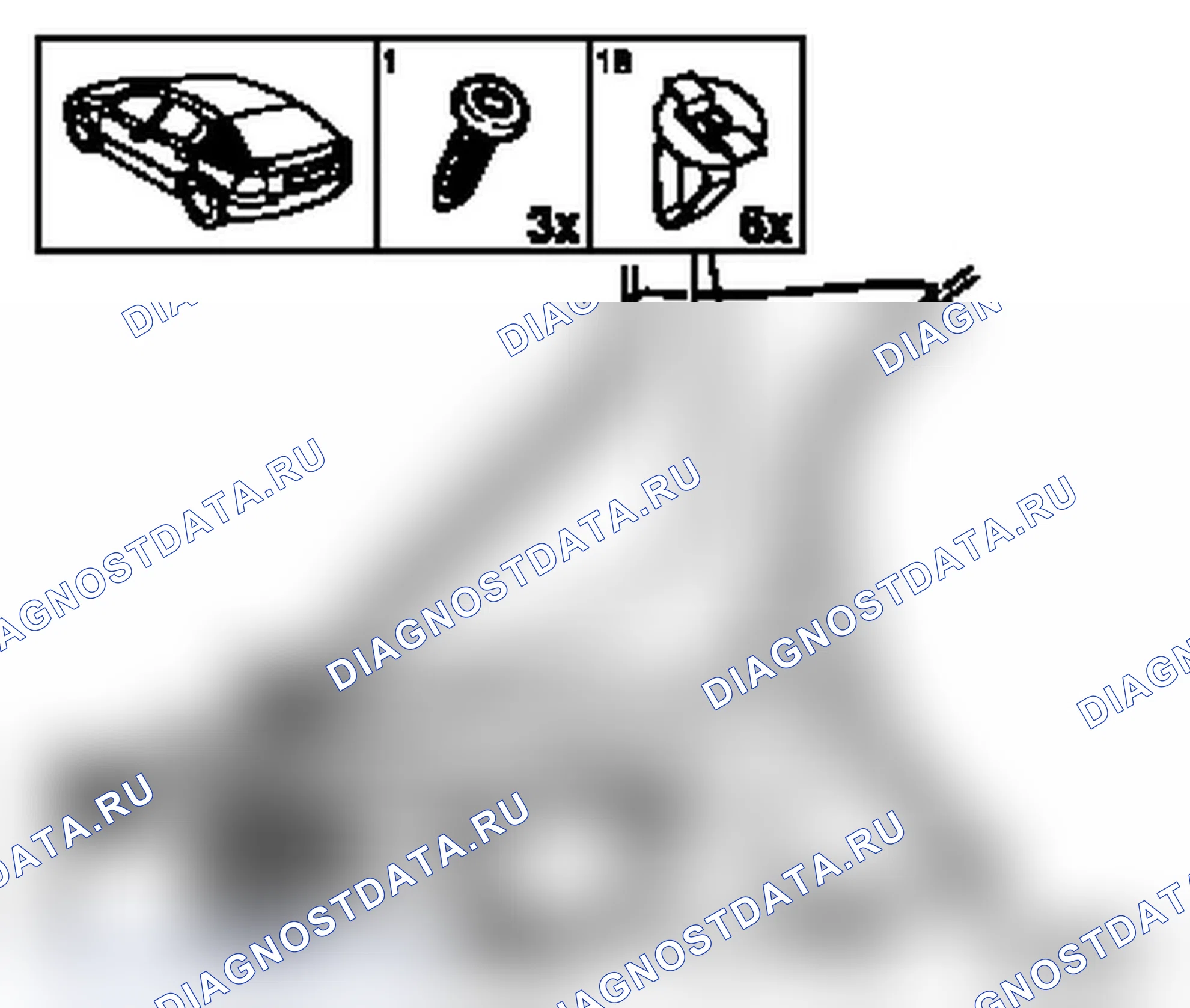 Снятие и установка внутренней обшивки задней стойки сверху (модель F48). Opel Astra G