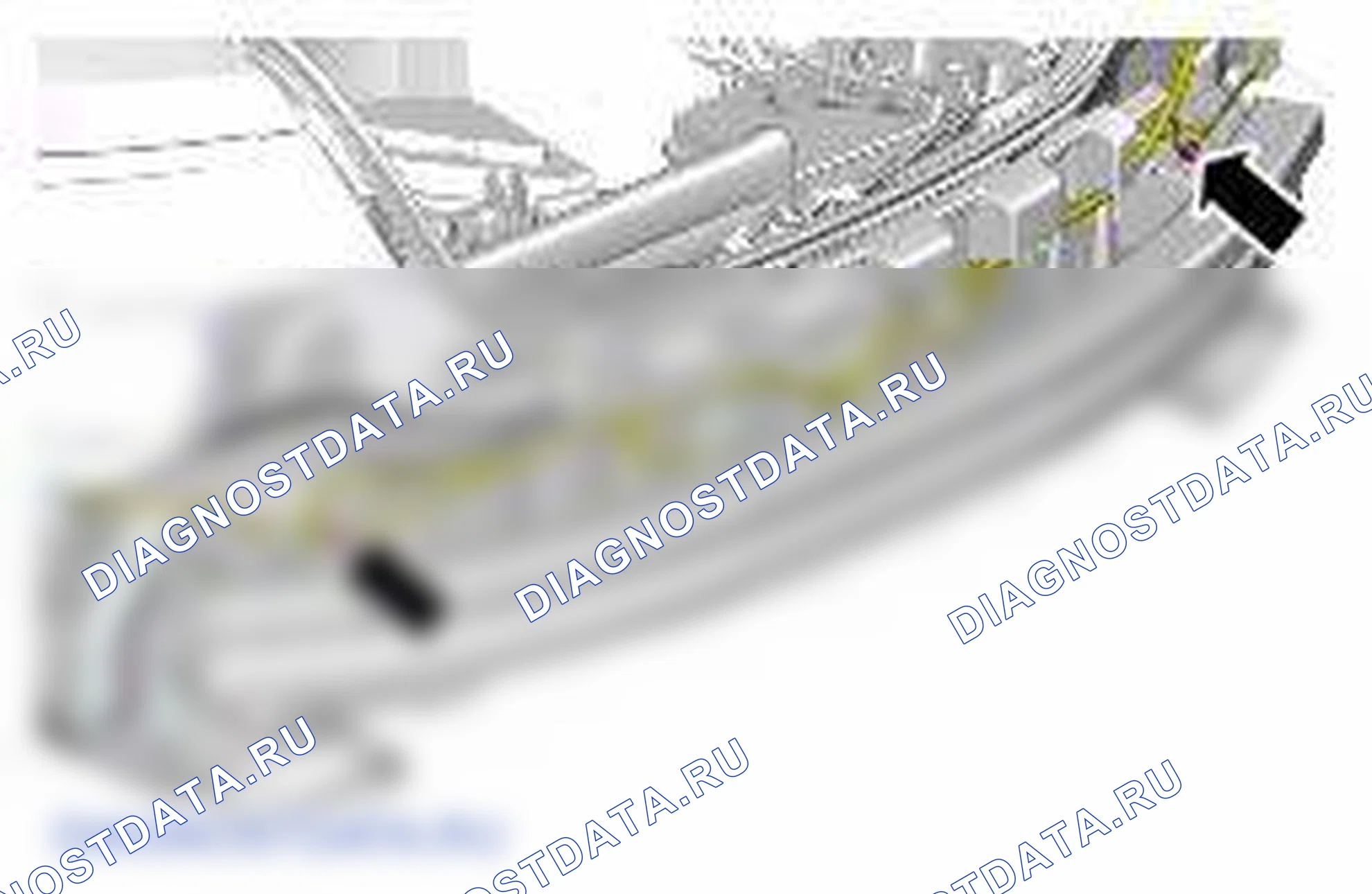 Рис. 45: ДЕМОНТАЖ. Jaguar XF I