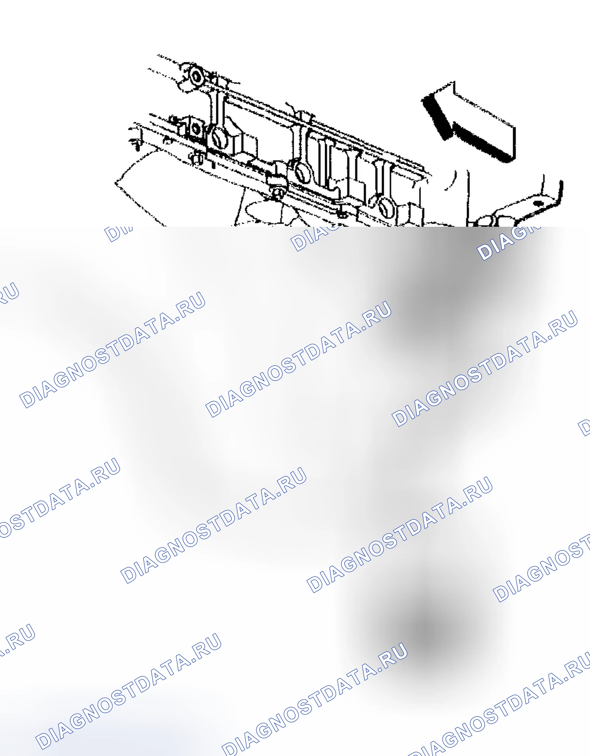 Рис. 1422: Снятие масляного фильтра, адаптера и крышки поддона. Chevrolet Silverado 1500 HD 