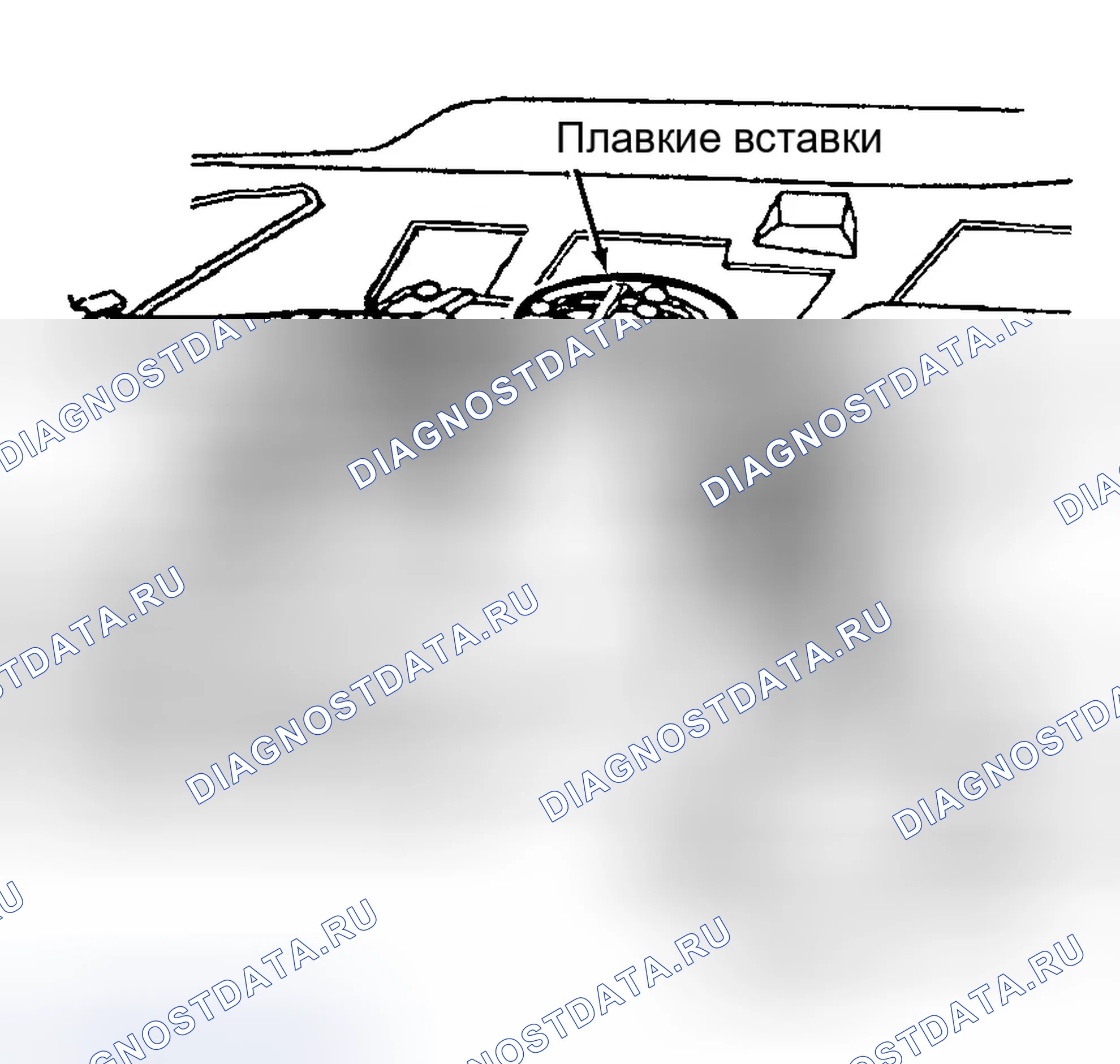 Рис. 191: Тест Tc-35A - расположение реле муфта блокировки гидротрансформатора (Ram Van) (бензиновые двигатели 3.9L 5.2L и 5.9L). Dodge Dakota WS 