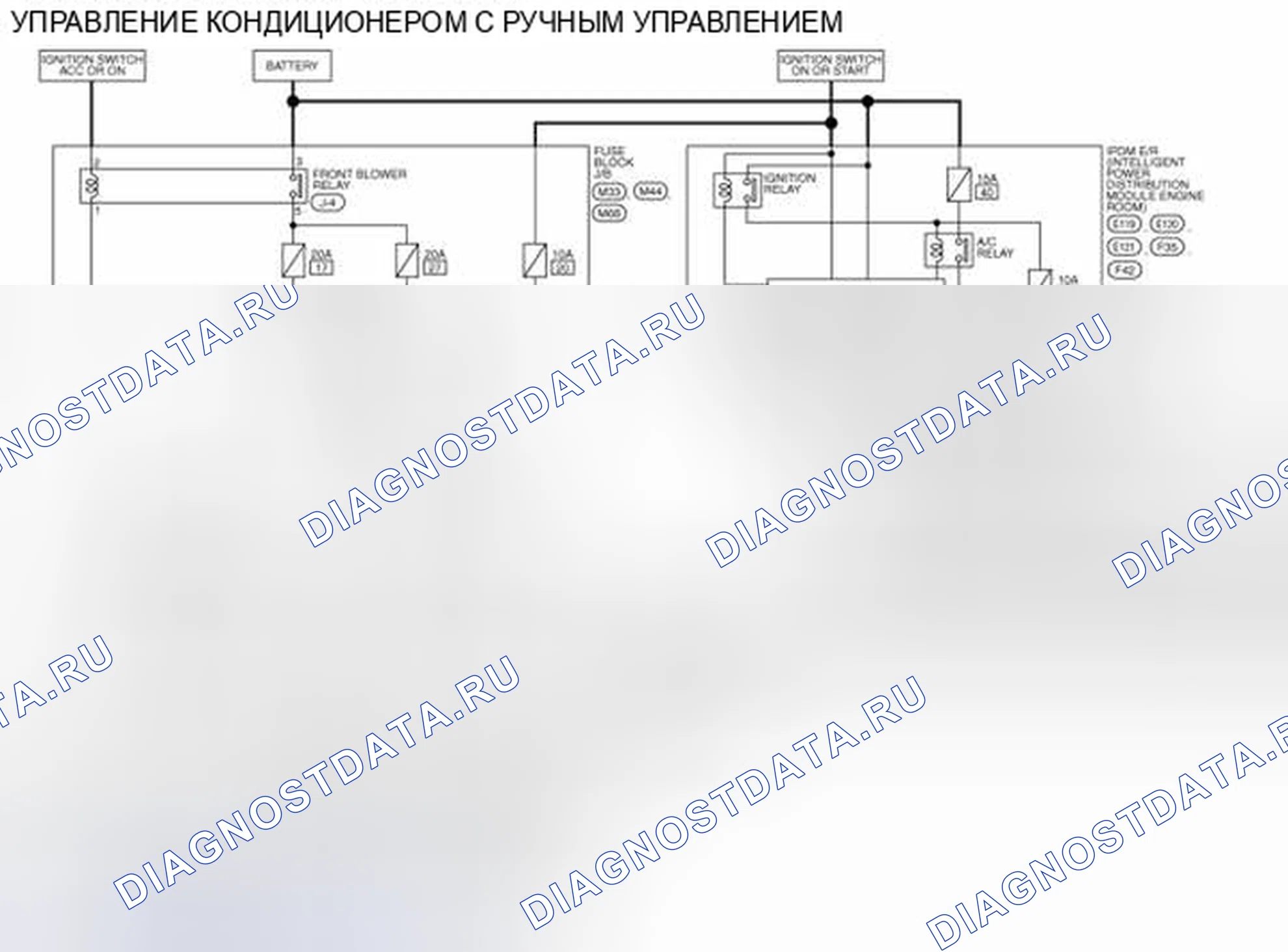 Рис. 24: электросхема. Nissan Rogue II