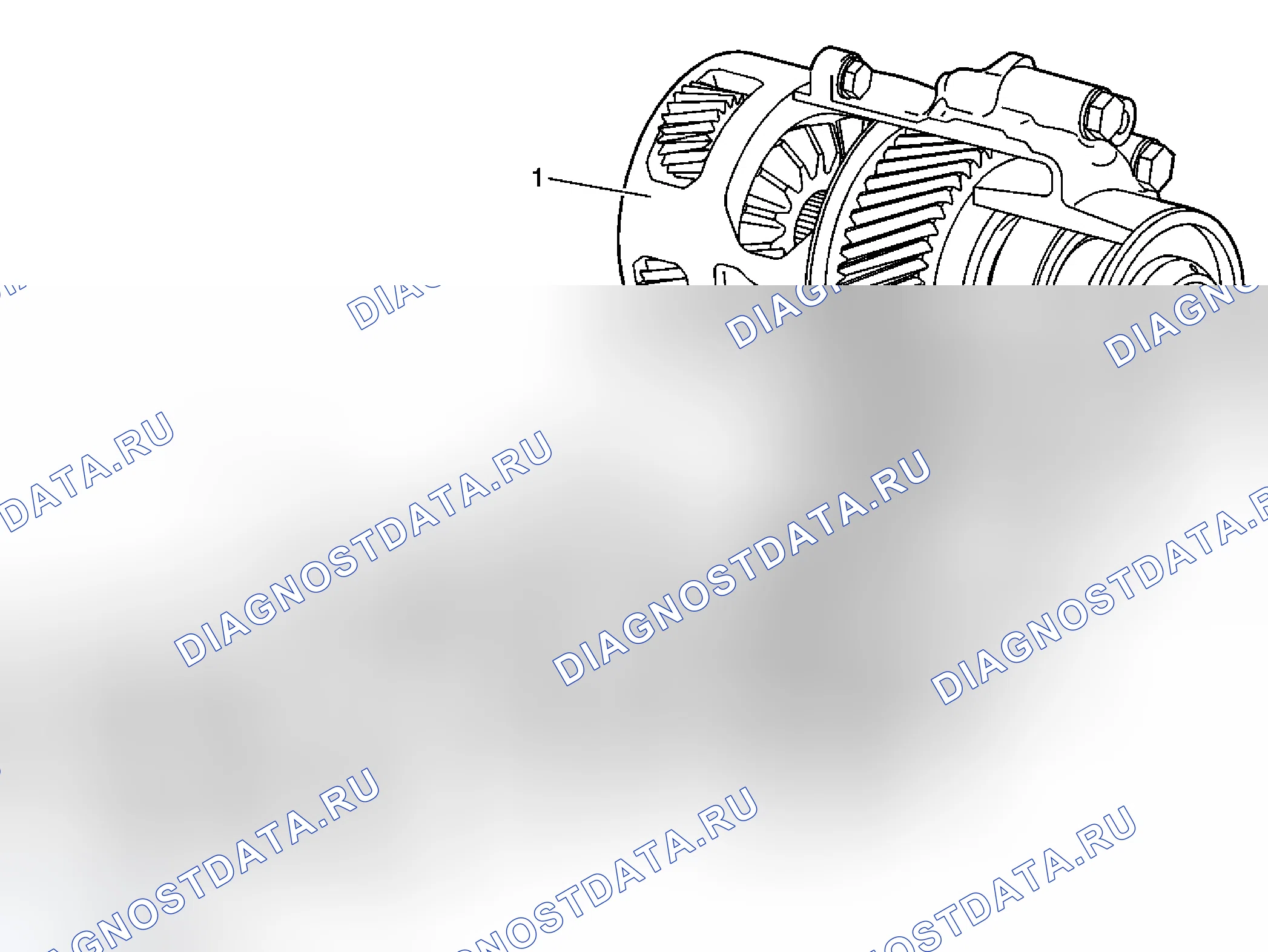 Рис. 1: Описание и работа раздаточной коробки. Chevrolet Uplander I