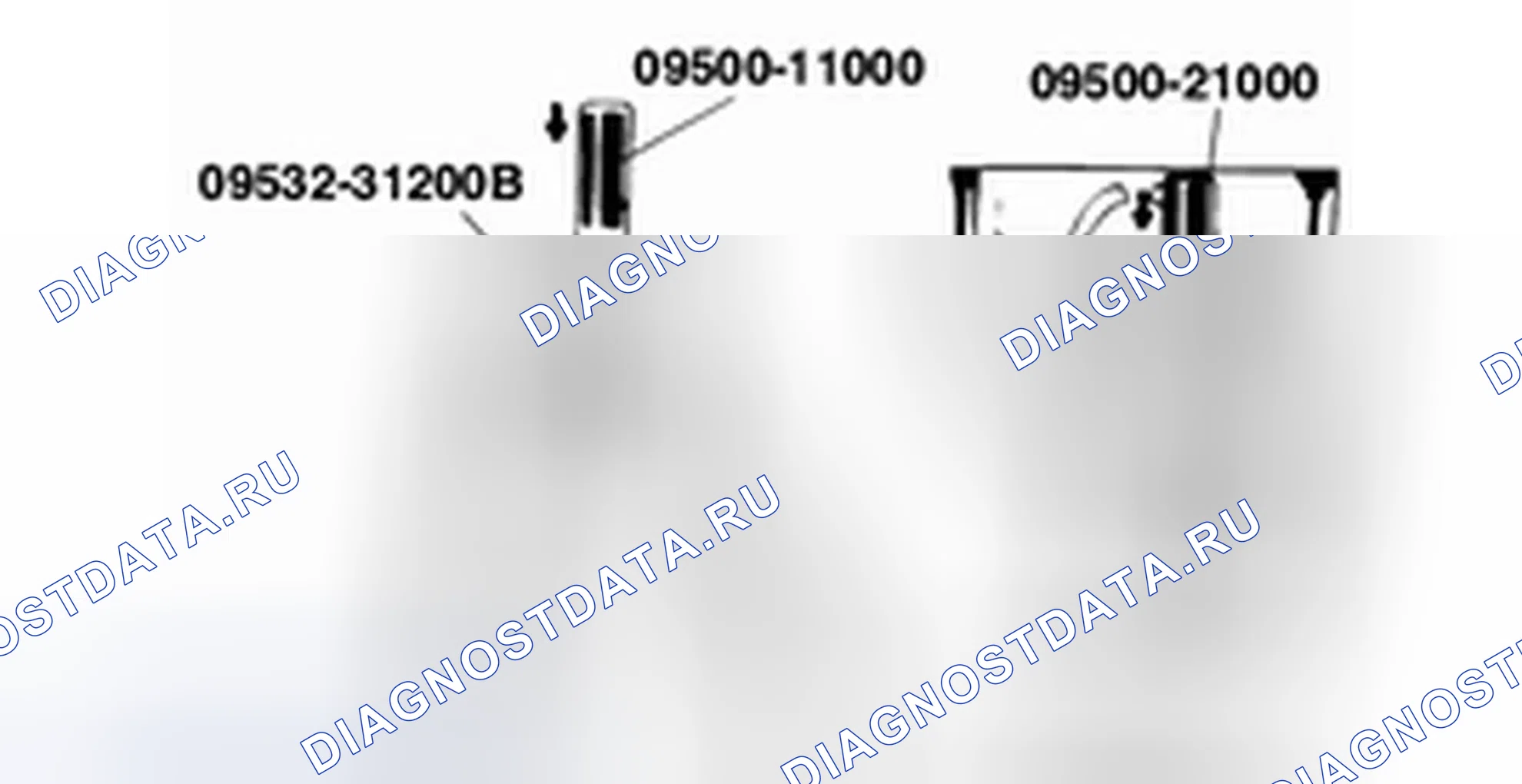 Сборка заднего держателя дифференциала. Hyundai H-1 A1