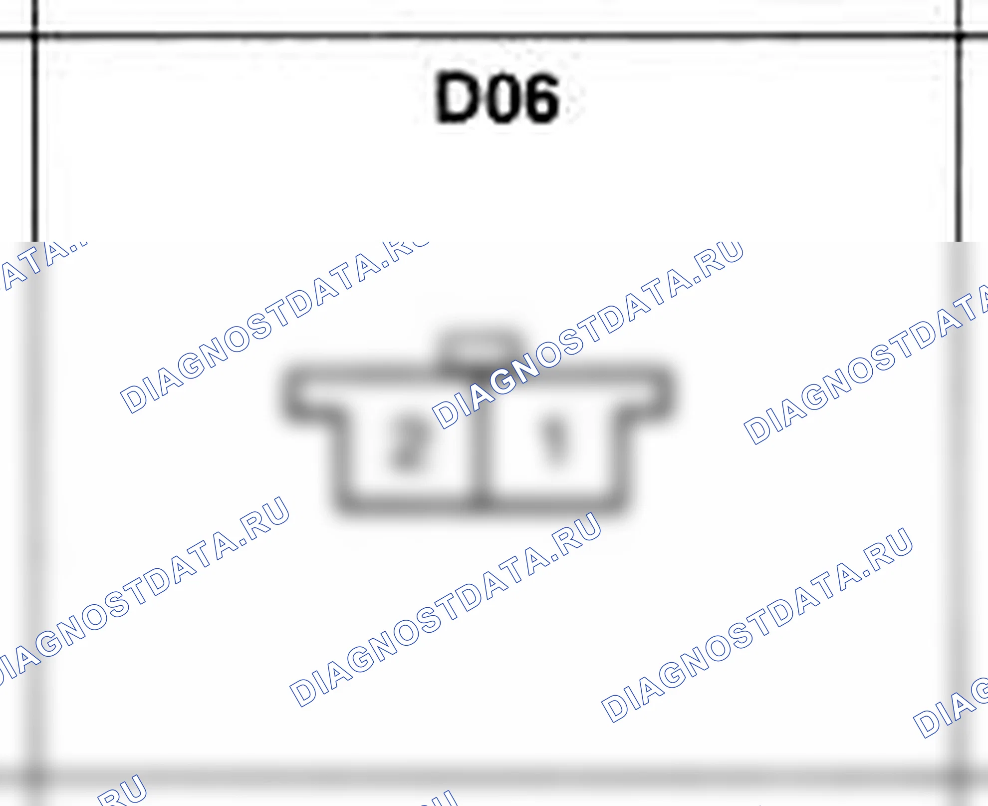 Распиновка разъёма D06 — дверного жгута. Hyundai Accent LC