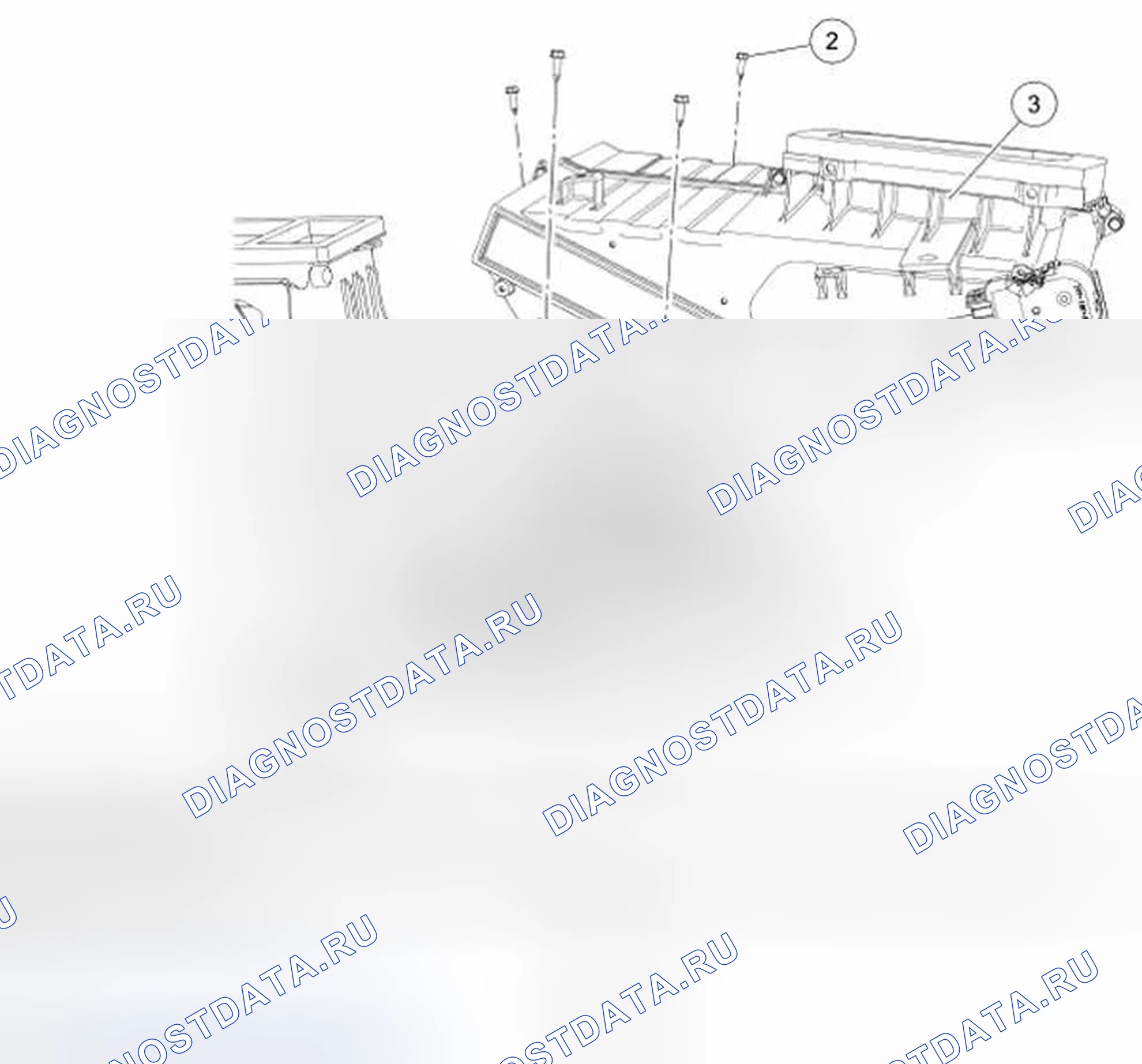 Рис. 2: Входной воздуховод. Ford Freestyle I