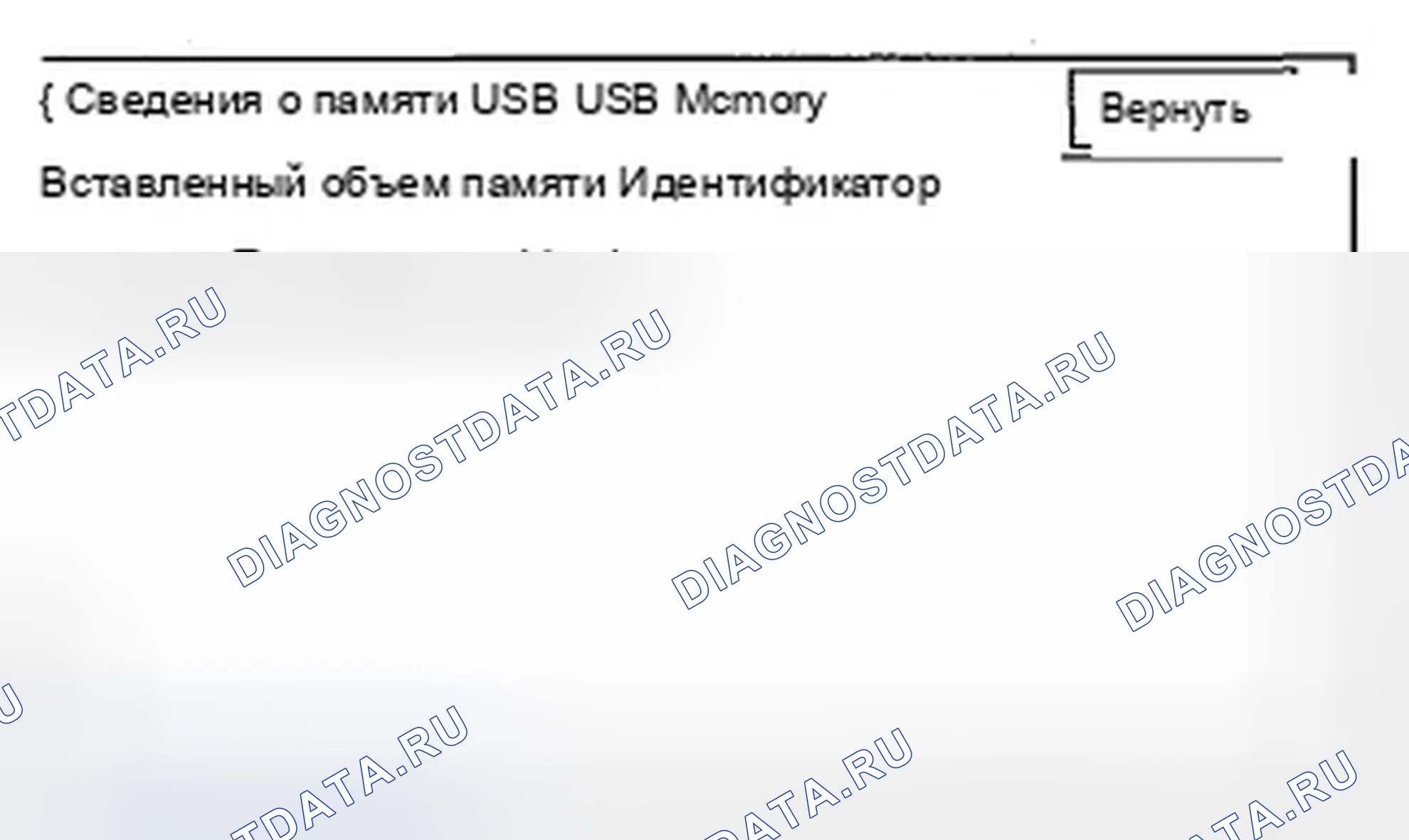 Рис. 439: Информация о памяти USB. Acura ZDX I