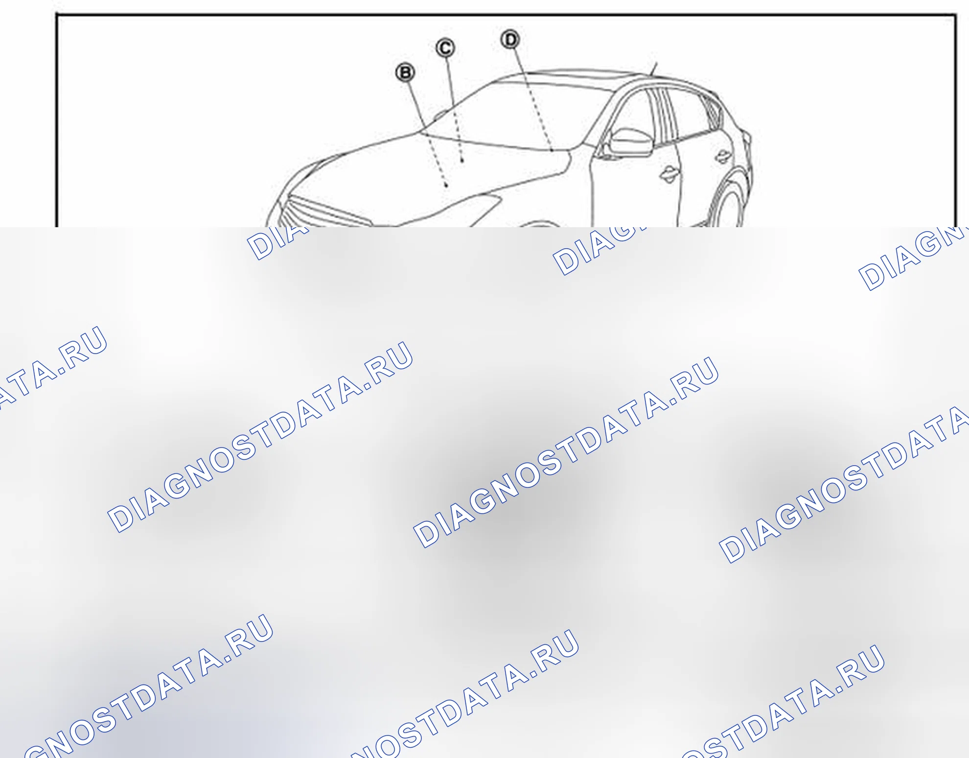 Рис. 16: Расположение компонентов. Infiniti EX37 I