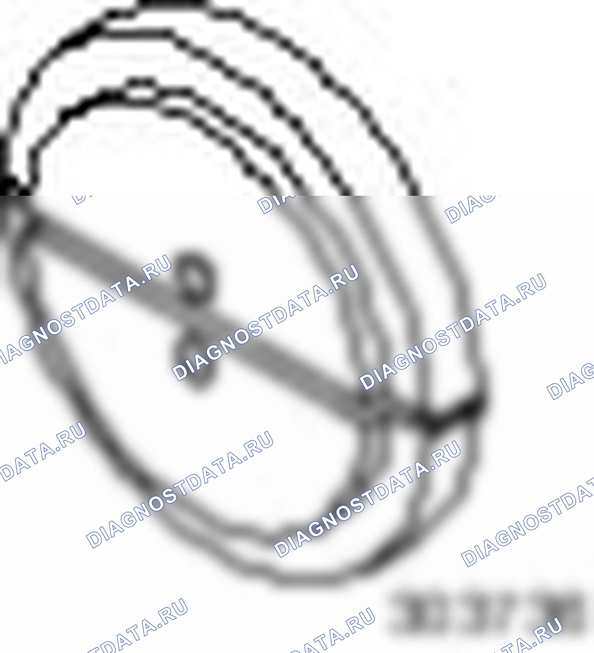 303-736 — Направляющая для подшипника коленчатого вала. Ford C-MAX I рестайлинг