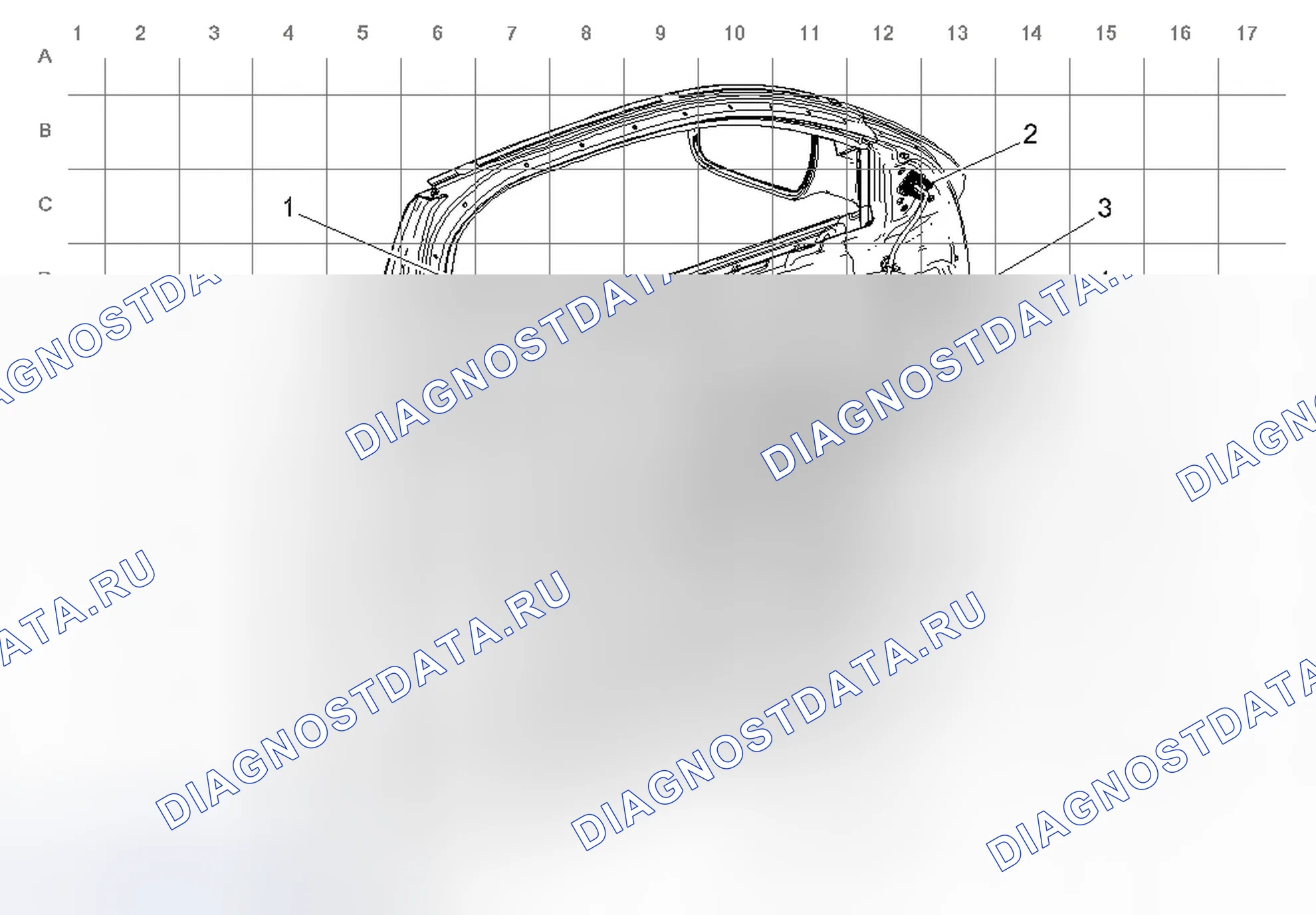 Рис. 58: Прокладка кабельной трассы двери водителя. Chevrolet Malibu VIII рестайлинг