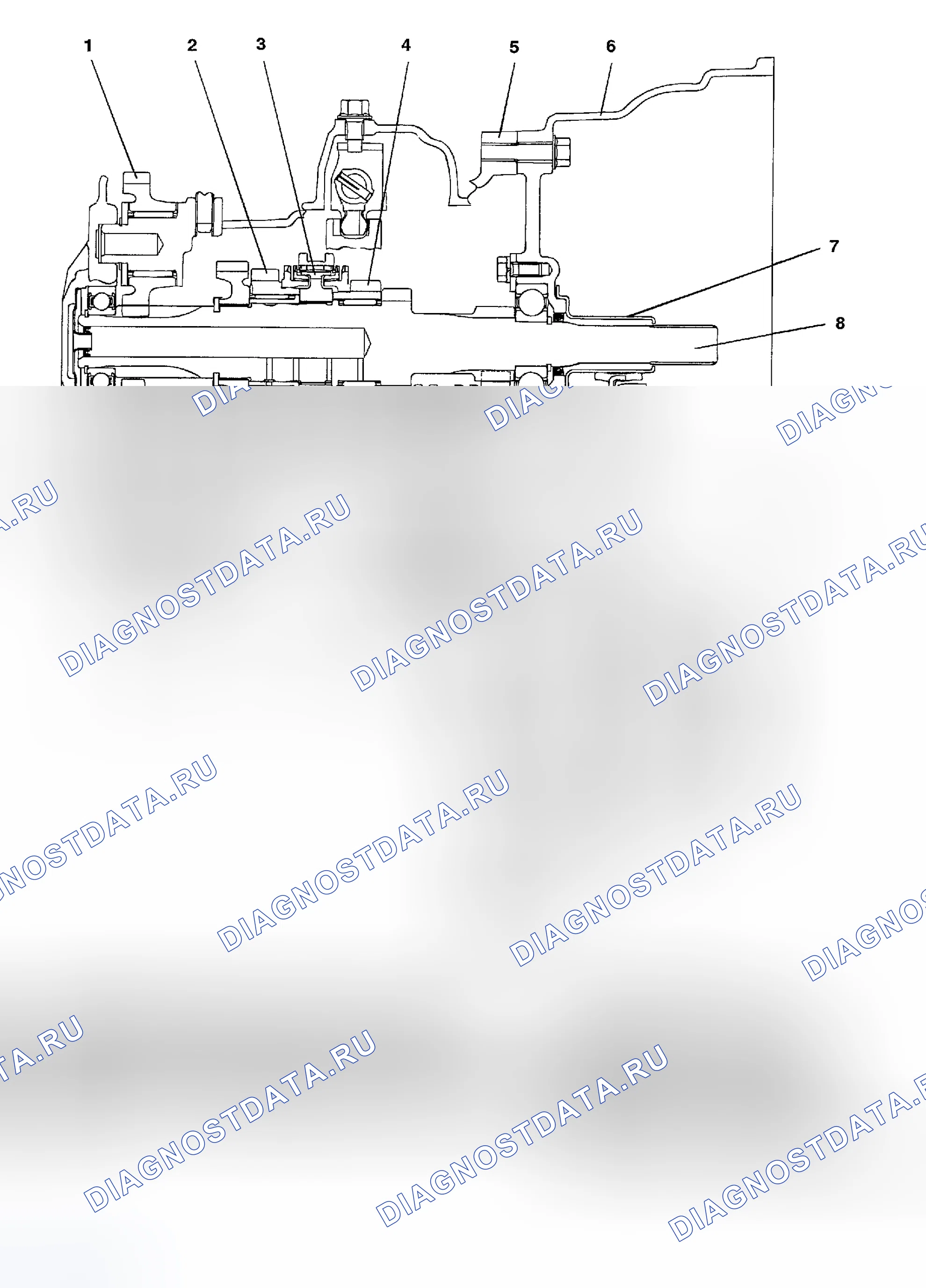 Рис. 201: РАЗРЕЗ < F5m42 >. Mitsubishi Eclipse III