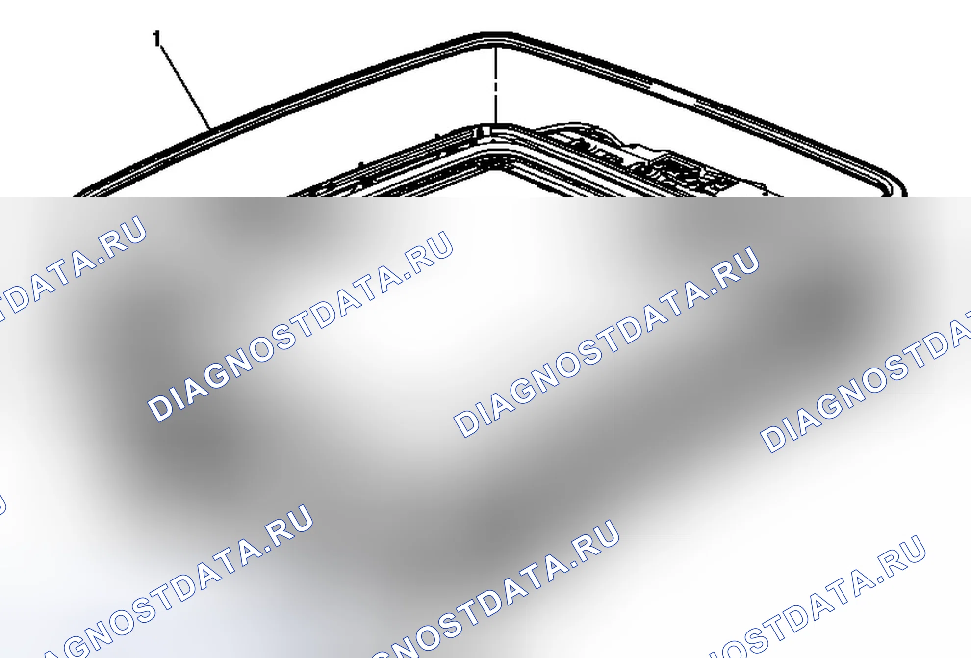 Рис. 3: Замена крышек люков в окнах - наружная. Buick LaCrosse II рестайлинг