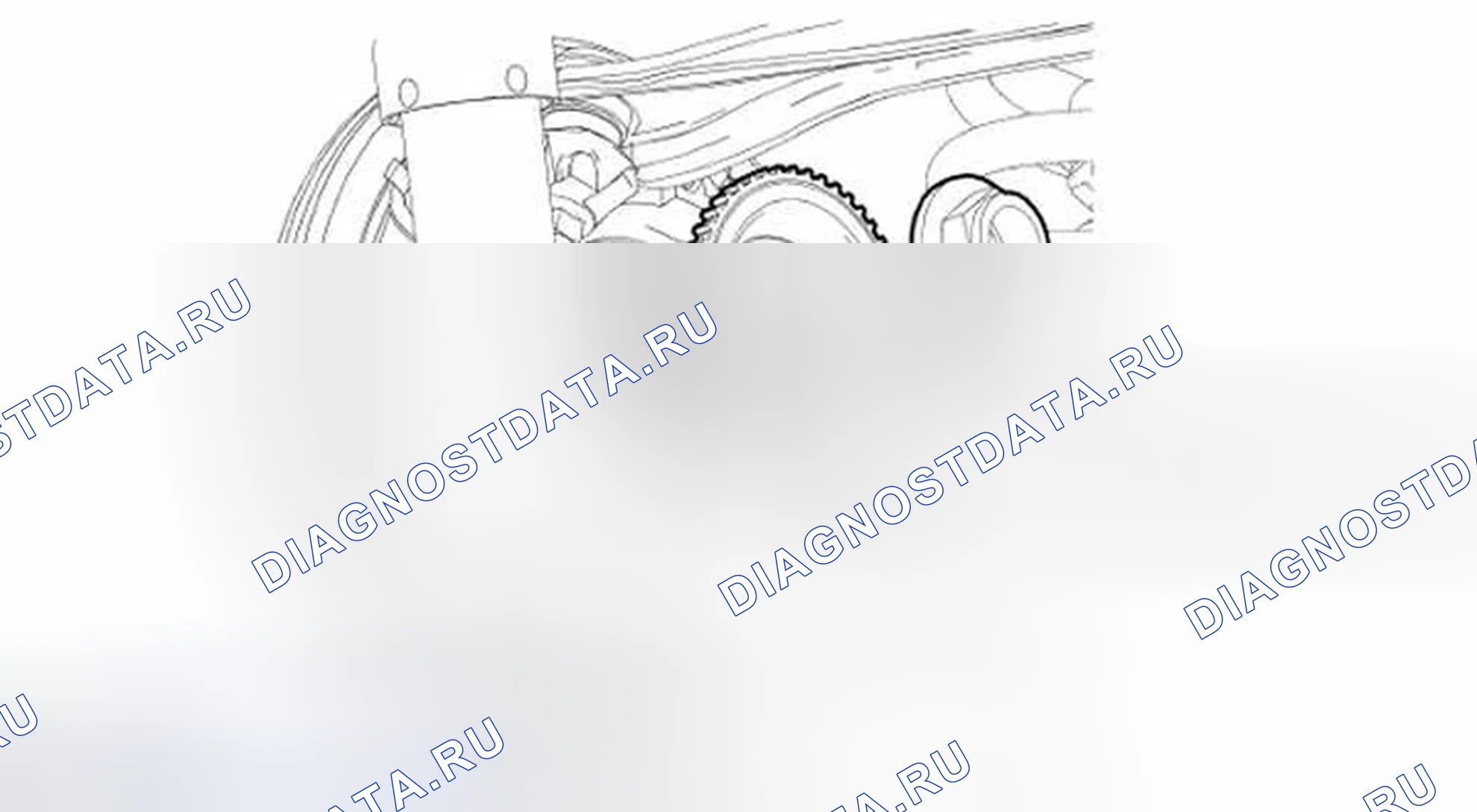 Рис. 93: Кольцо датчика скорости колеса - заднее. Ford Escape I рестайлинг 2