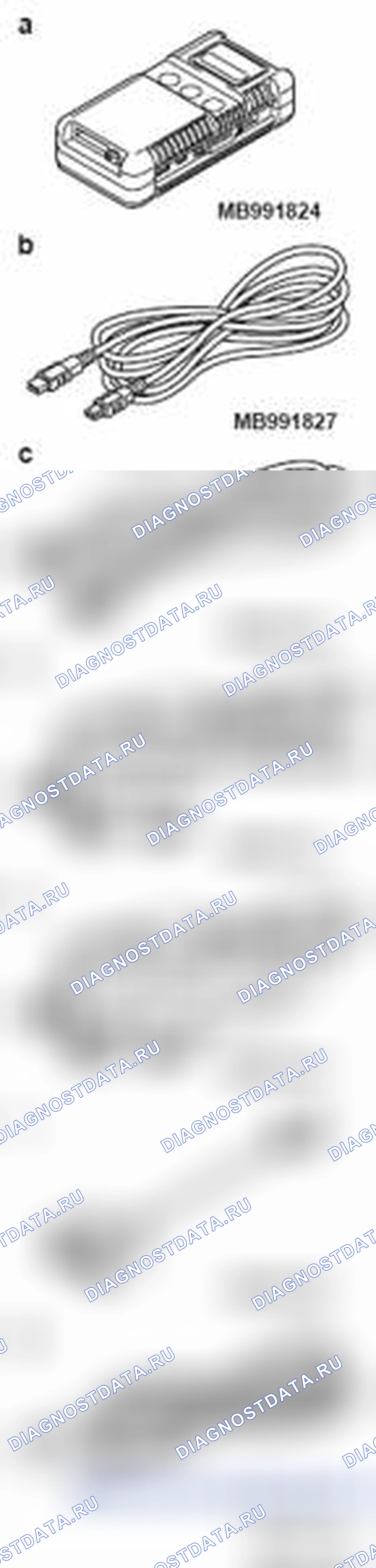 Рис. 452: СПЕЦИАЛЬНЫЕ ИНСТРУМЕНТЫ. Mitsubishi Lancer Ralliart X рестайлинг
