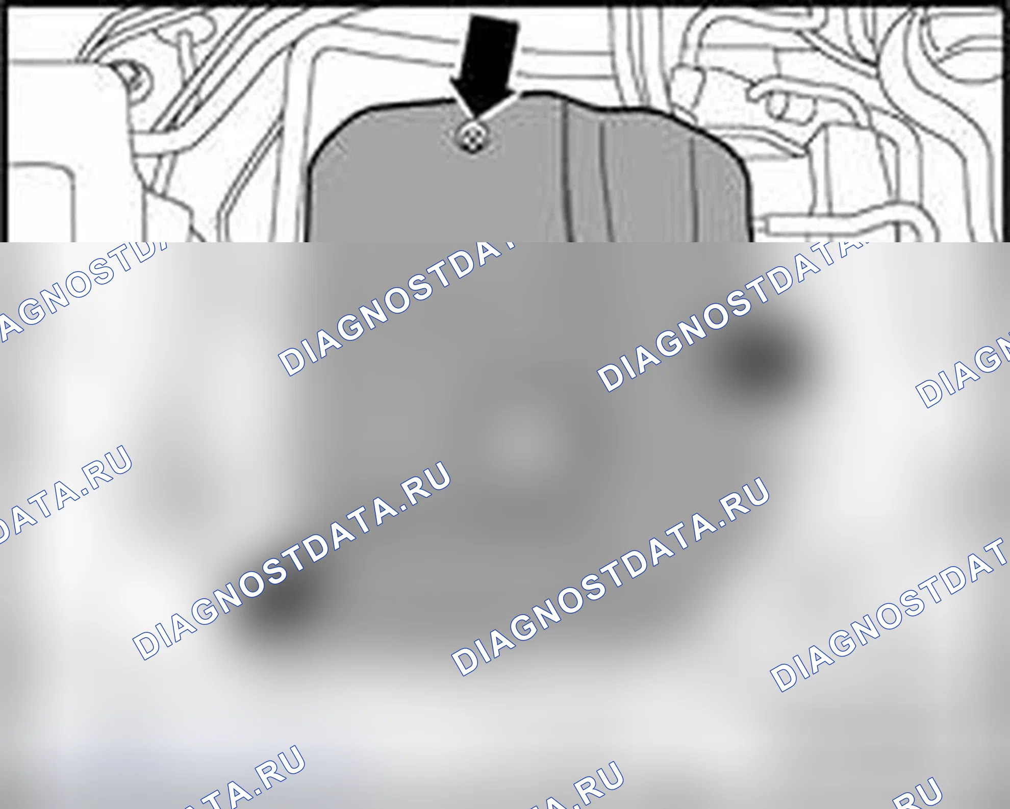 Рис. 140: Крышка двигателя: Снятие. Audi S4 B7