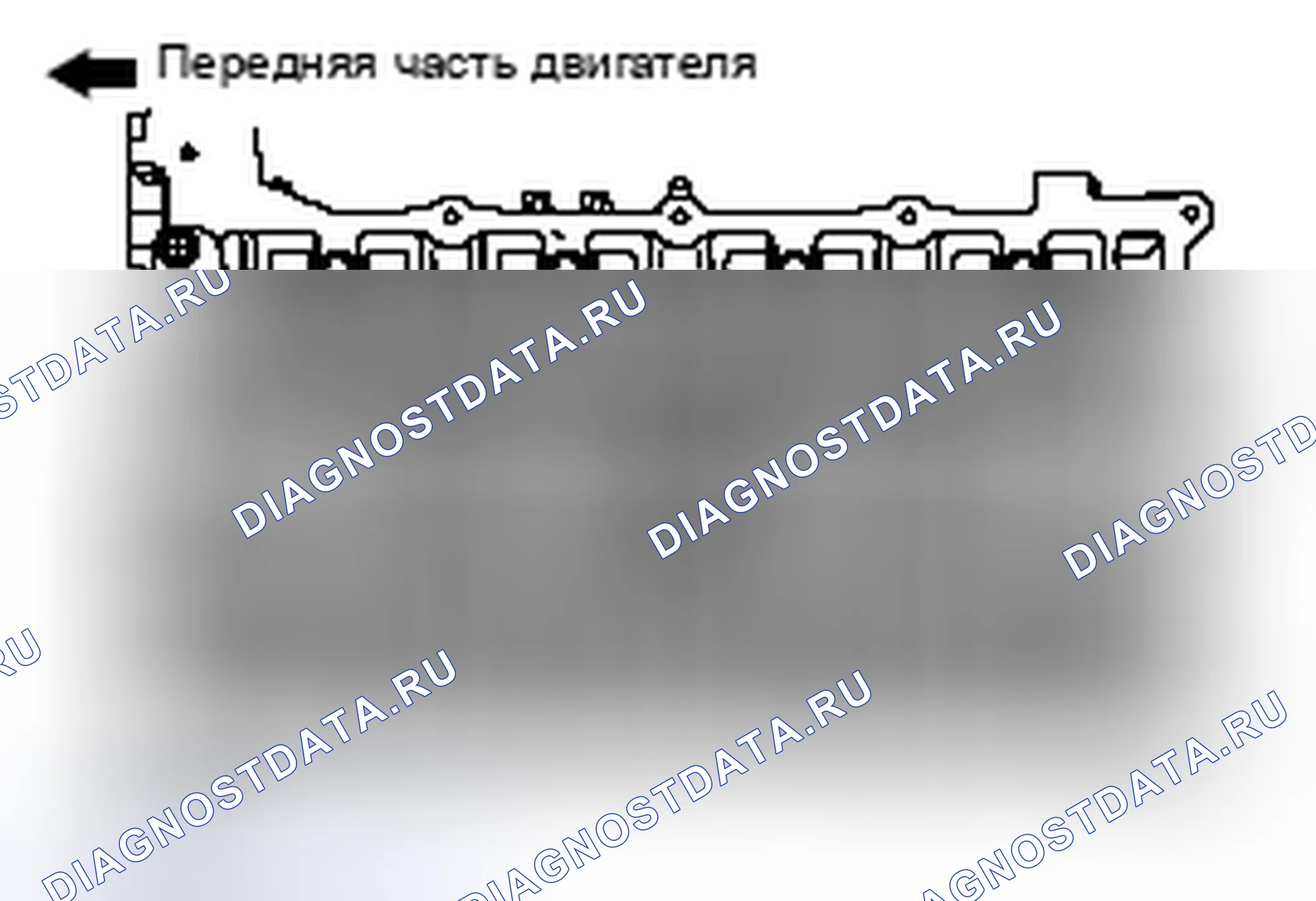 Рис. 202: >> B <<БОЛТ ГОЛОВКИ ЦИЛИНДРА И ШАЙБА В СБОРЕ/БОЛТ ГОЛОВКИ ЦИЛИНДРА/УСТАНОВКА БОЛТА ГОЛОВКИ ЦИЛИНДРА A. Mitsubishi Lancer Ralliart X рестайлинг