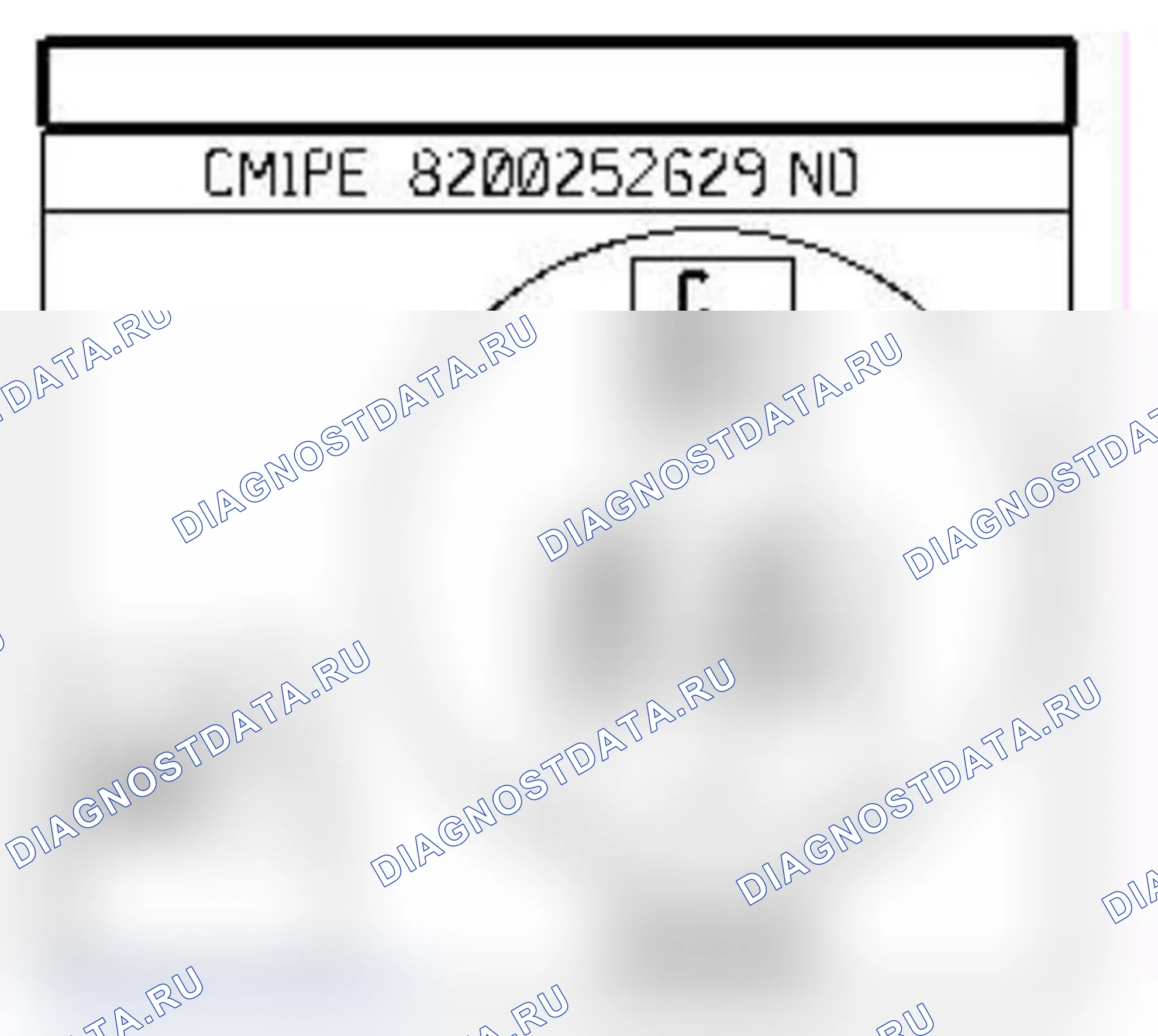 Распиновка разъёма 1202 — Датчик давл. хладагента. Renault Clio II