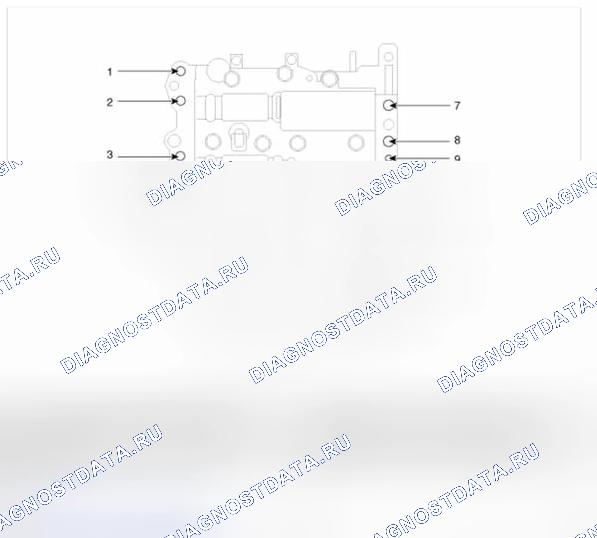 Рис. 28: Поток в корпусе клапана. Geely Vision X3 Pro I