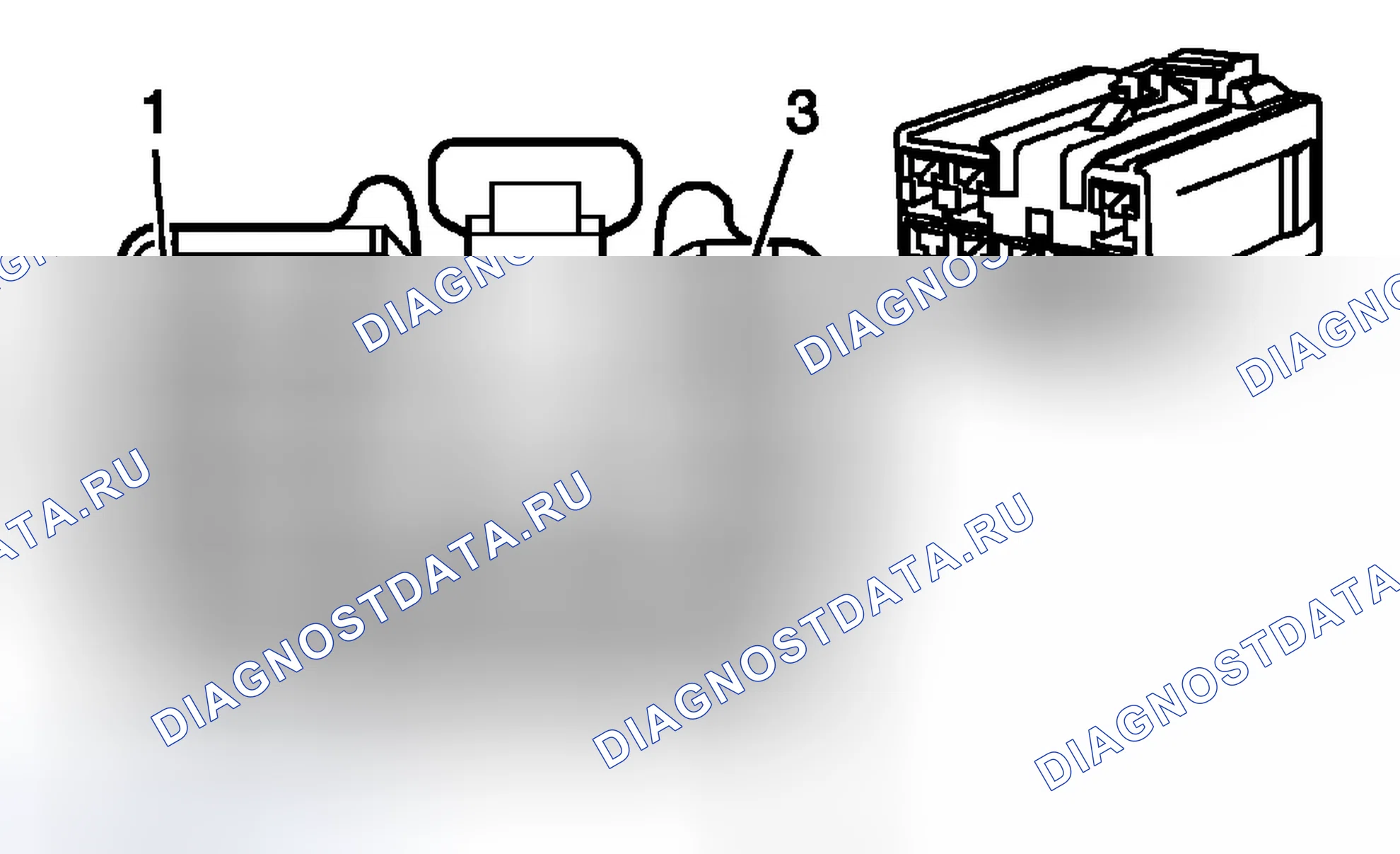 Рис. 112: Дверной замок и переключатель окон - драйвер X1 (A31 / AU3). Chevrolet Colorado I