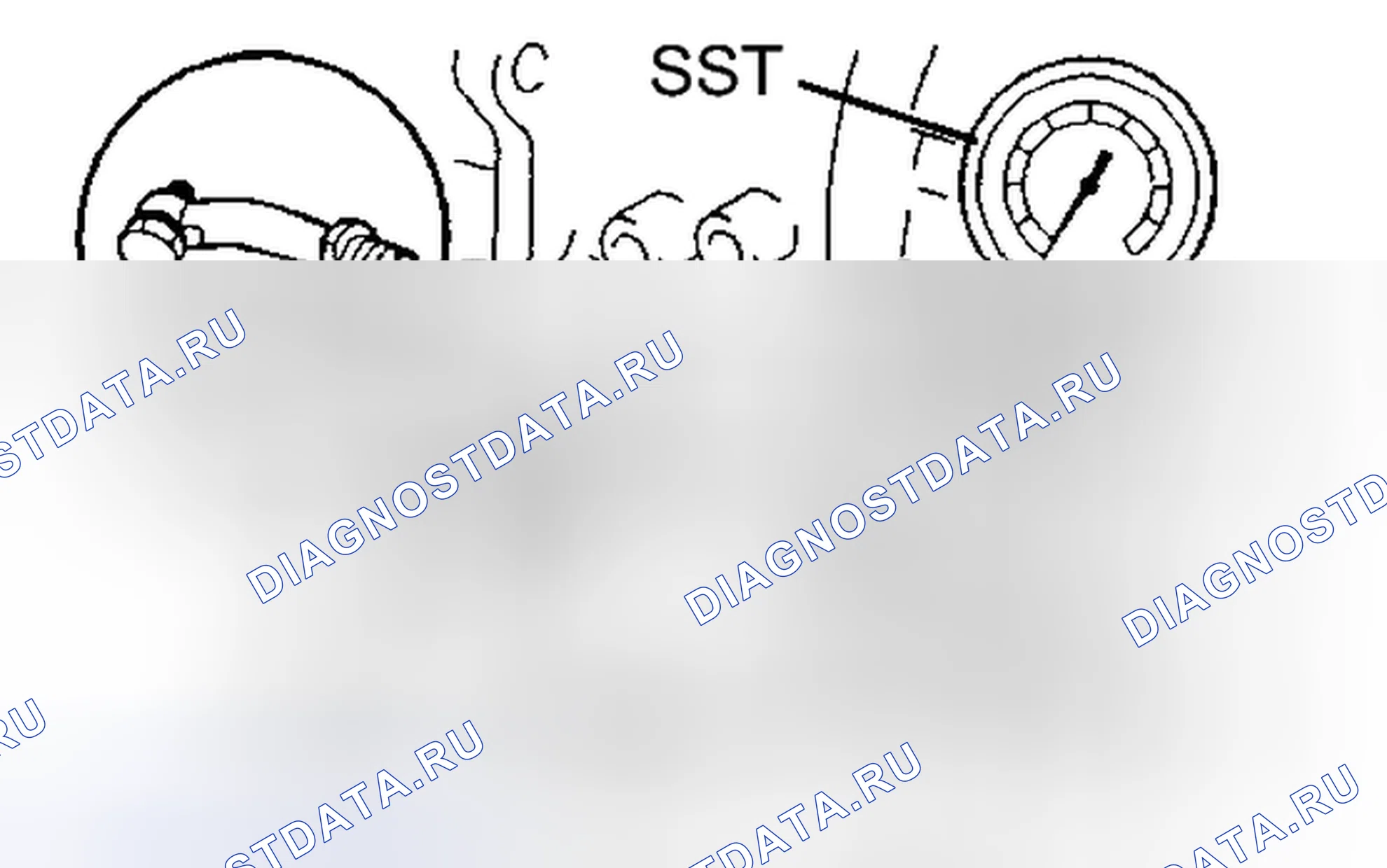 Рис. 503: ГИДРАВЛИЧЕСКОЕ ИСПЫТАНИЕ. Kia Soul III