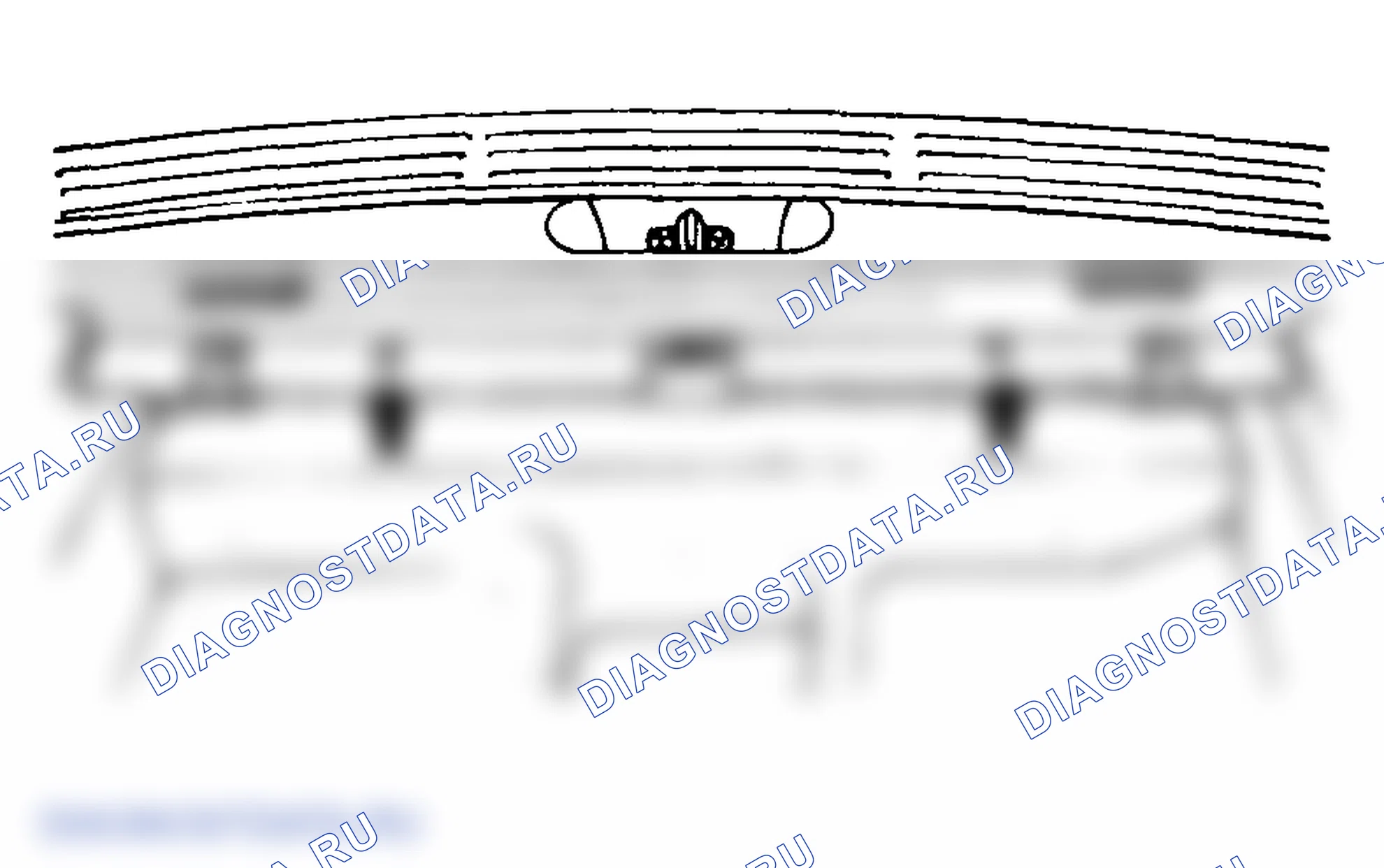 Рис. 28: ЗАДНЯЯ ПОПЕРЕЧНАЯ облицовка. Hyundai Santa Fe I