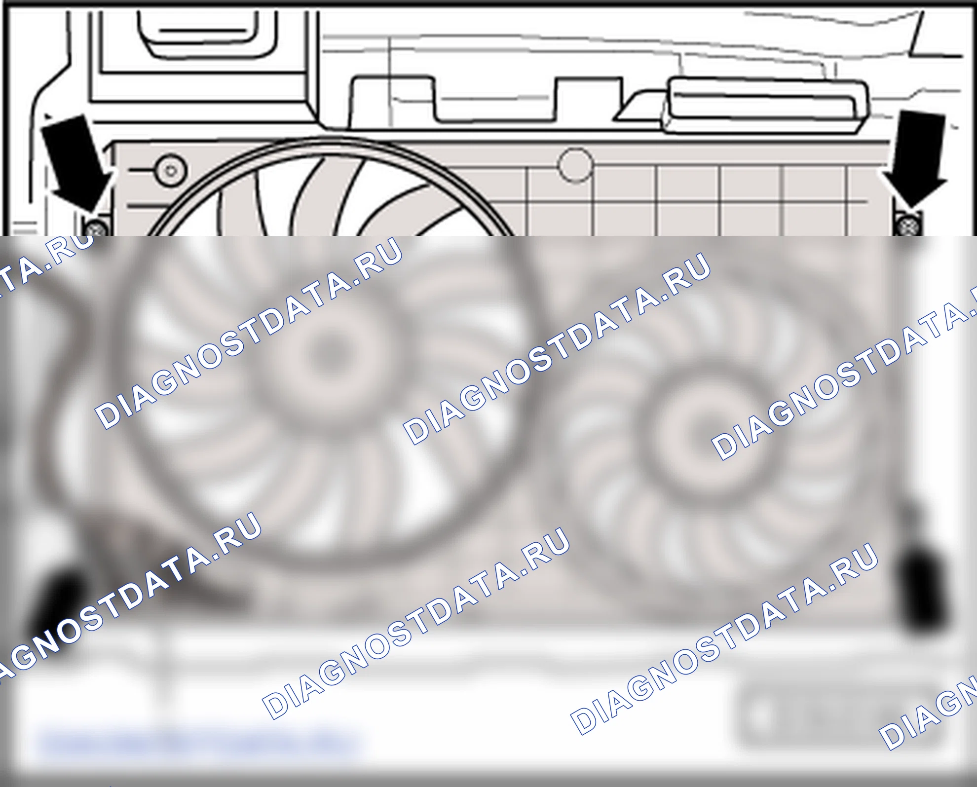 Радиатор и вентиляторы. Skoda Octavia Ii