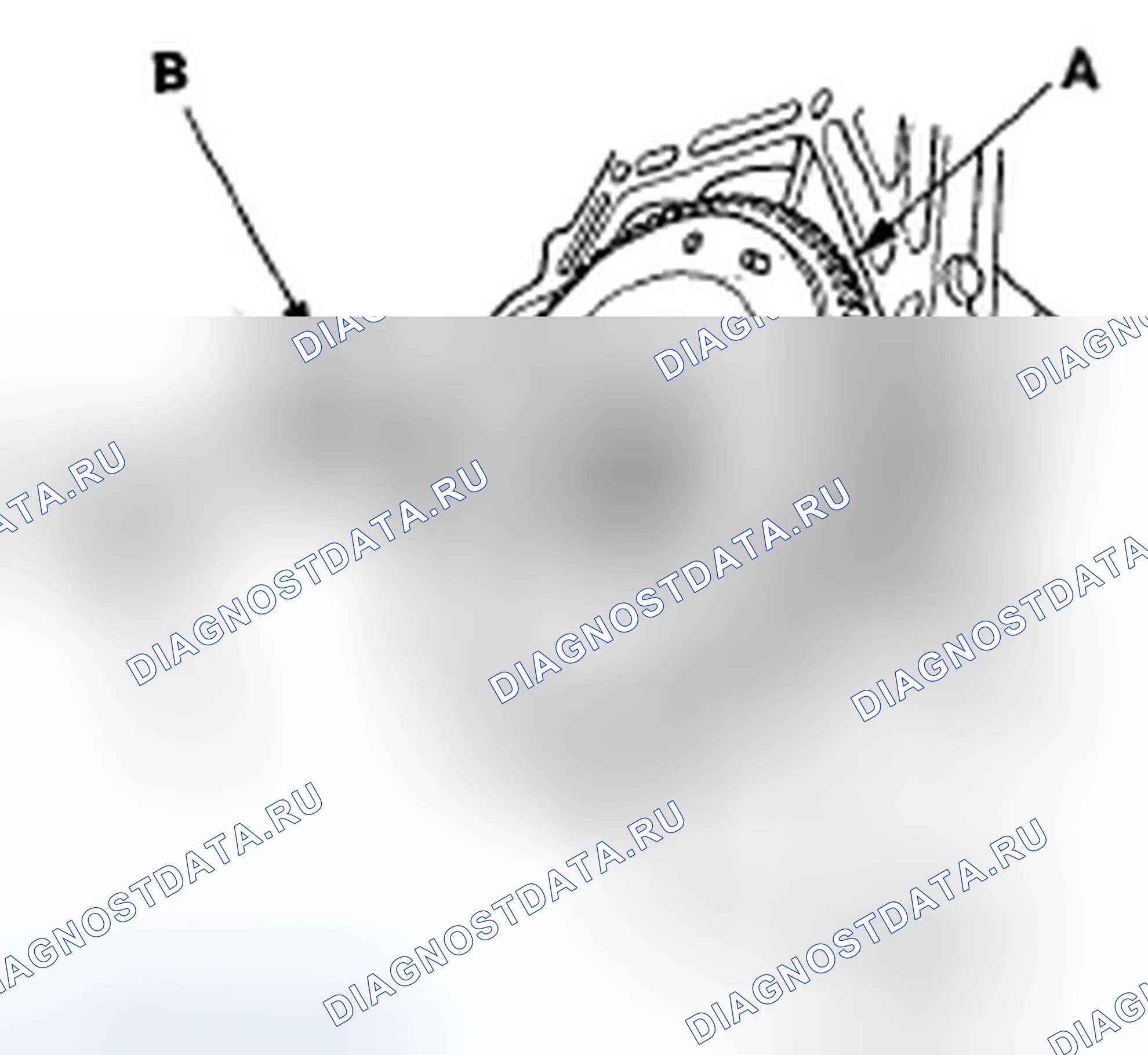 Рис. 29: Проверка маховика. Acura TSX I