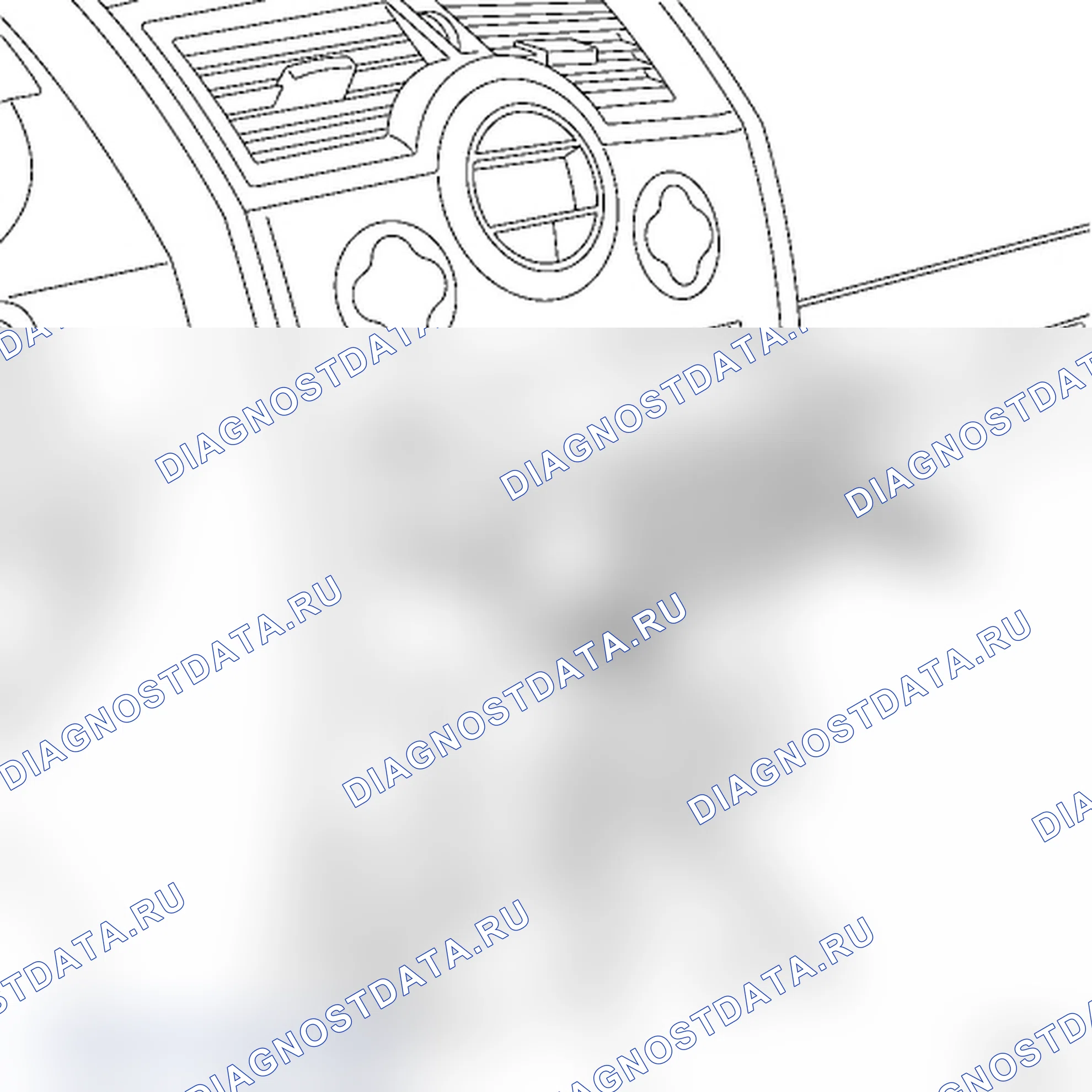 Приборная панель — вариант 2. Renault Scenic II