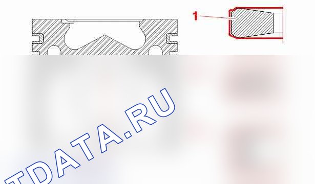 Идентификация - характеристики поршни, пальцы и кольца — b1ek1mcd. Peugeot 607 I