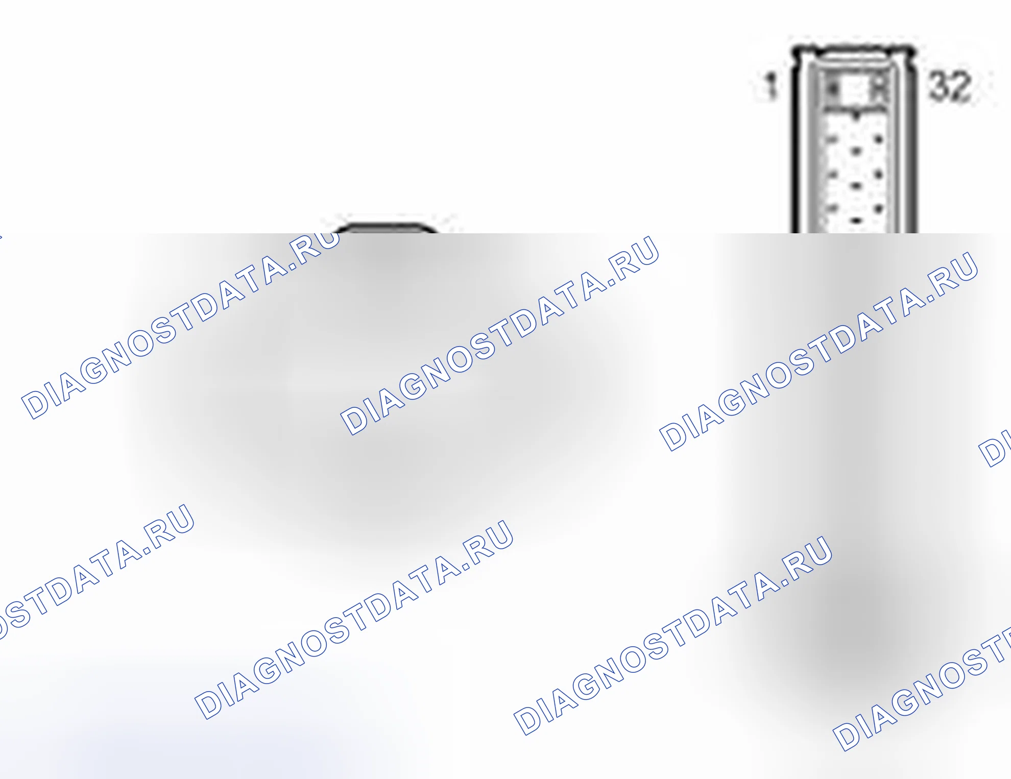 Рис. 104: диагностический тест W: C101A:1C, 62, 64 или xtigx1 C101B:1C. Hyundai Lafesta I