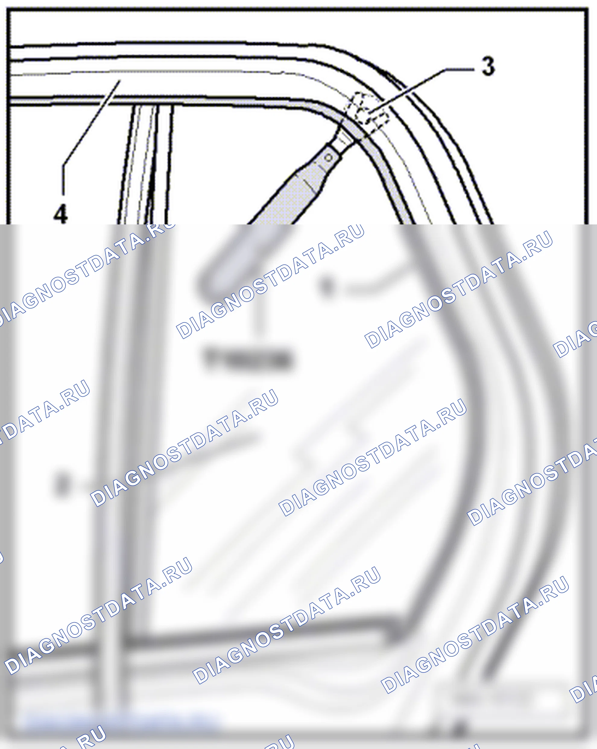 Стекла задних дверей. Volkswagen Golf Mk5
