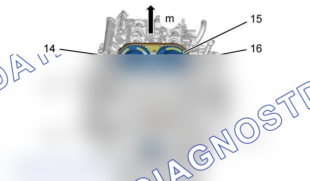 Снятие - установка: ремень ГРМ — b1eg14bd. Peugeot 208 I