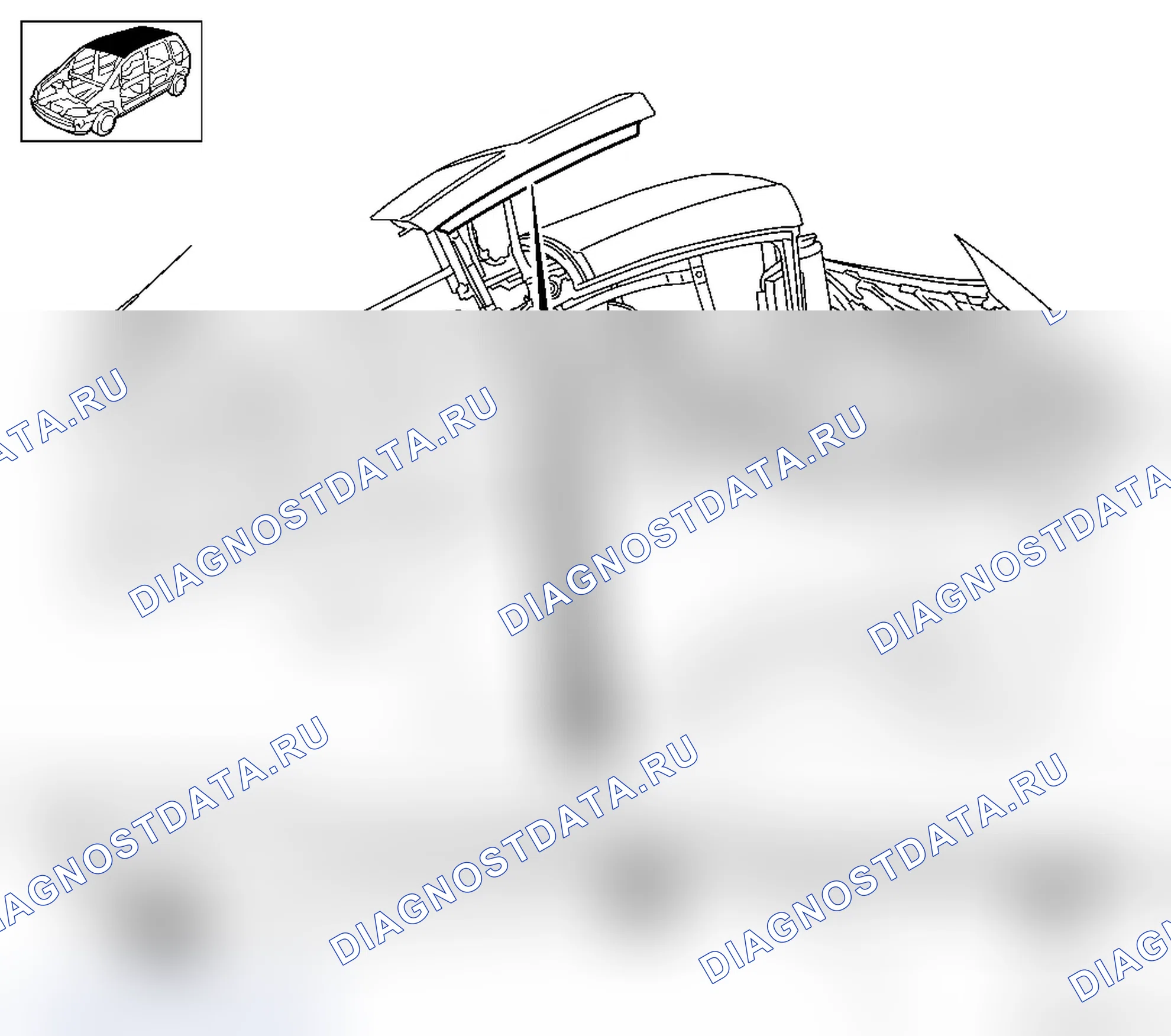 Замена передней части откидной крыши - L67. Opel Astra H