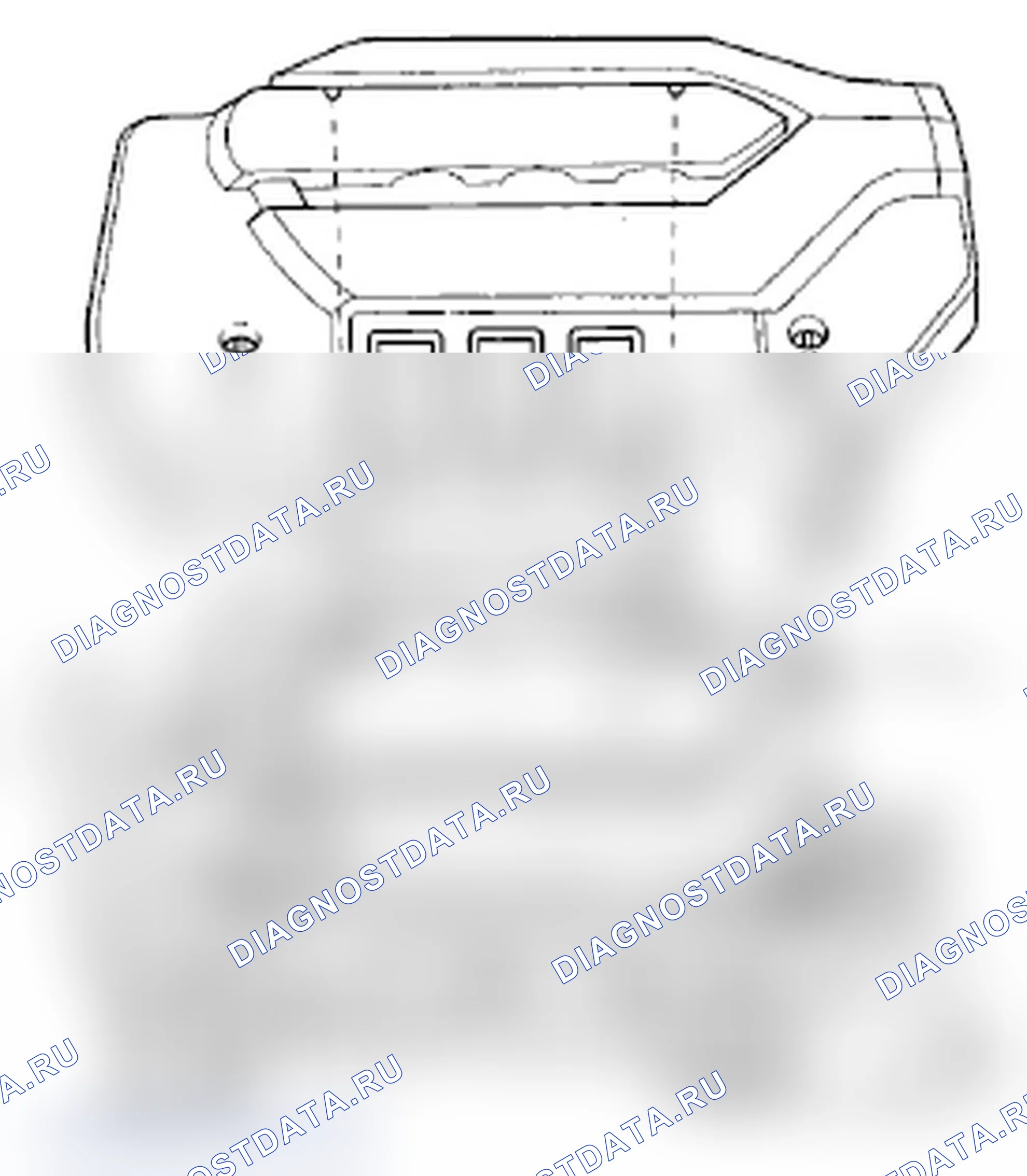 Рис. 2: Демонтаж. Acura RL II рестайлинг