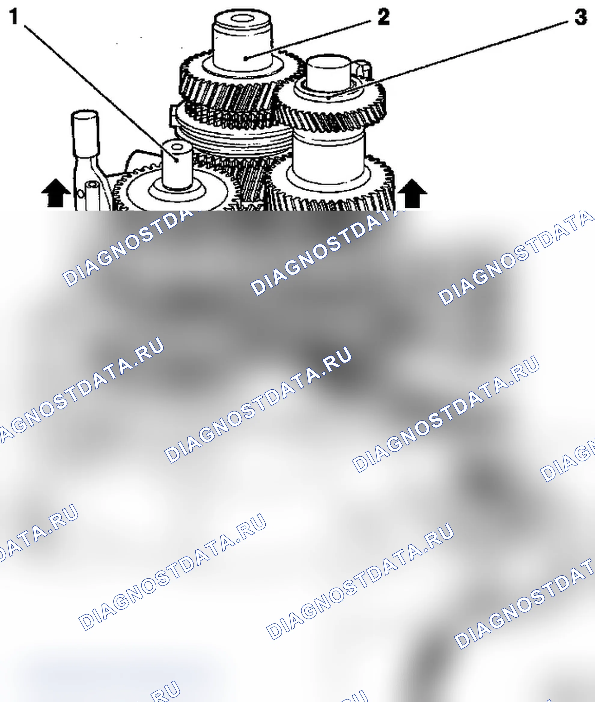 Комплексное уплотнение коробки передач (F23). Opel Corsa C