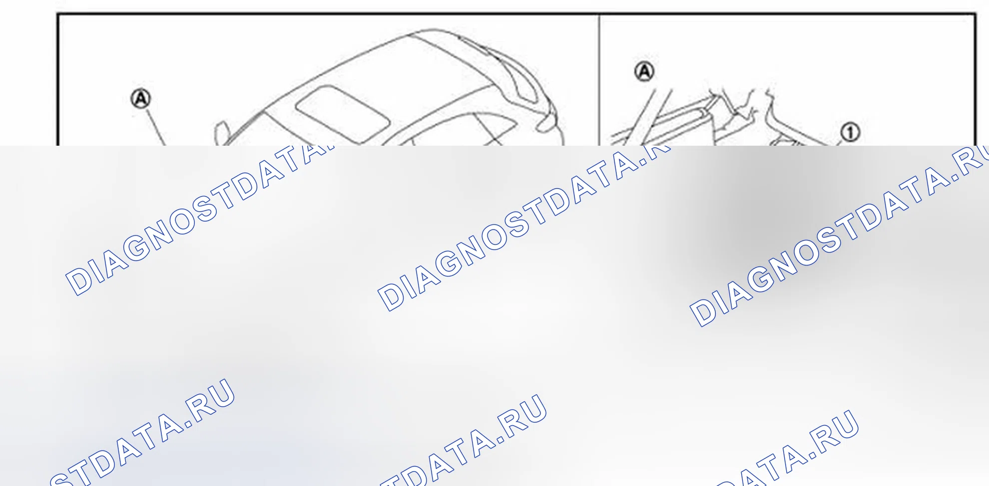 Рис. 145: Расположение компонентов. Infiniti FX35 II рестайлинг