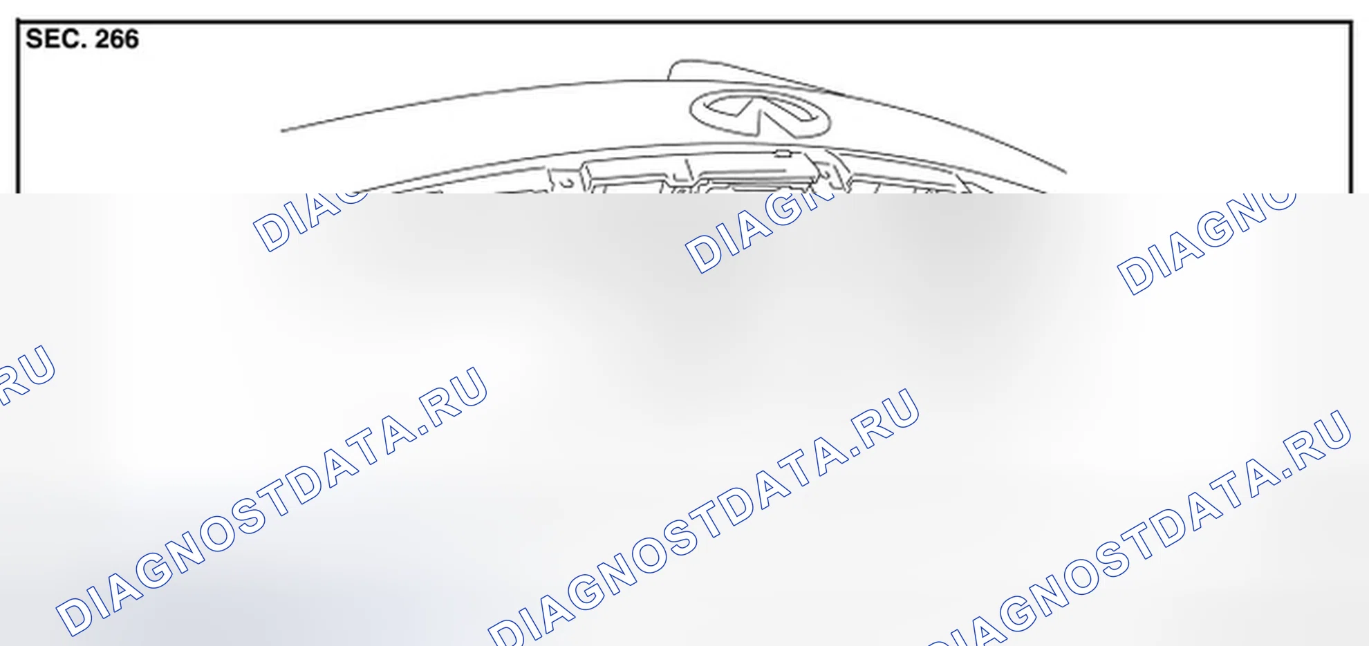 Рис. 74: Разнесенный вид. Infiniti QX50 I