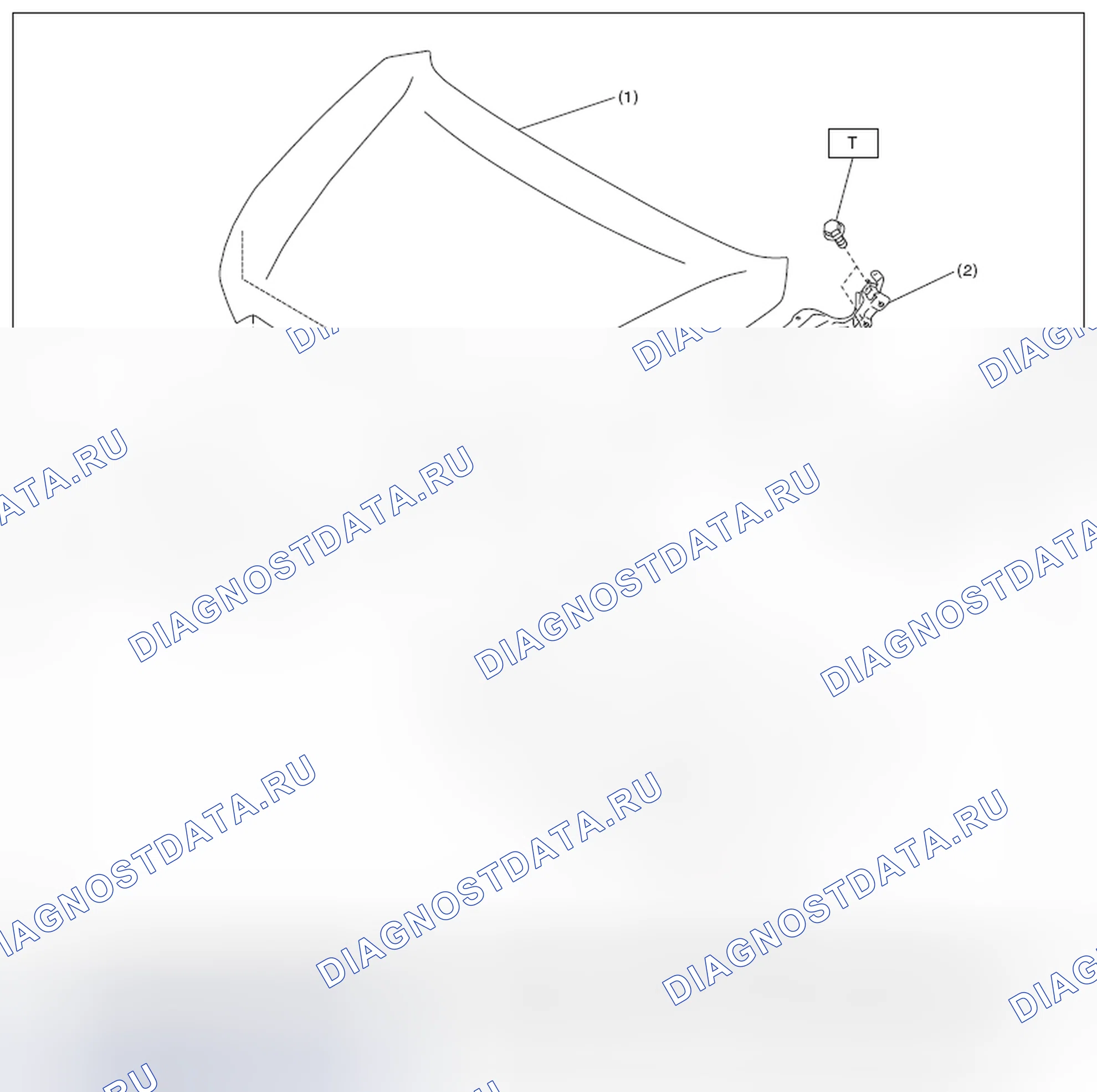 Рис. 79: ПЕРЕДНИЙ КАПОТ. Subaru Impreza WRX GE рестайлинг
