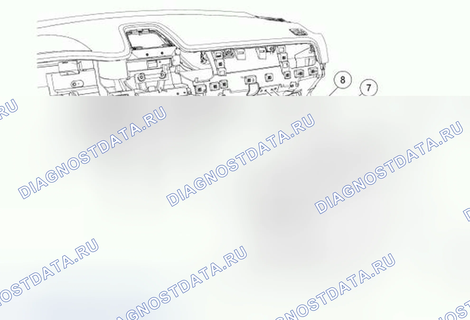 Рис. 65: Перчаточный отсек. Hyundai ix55 I