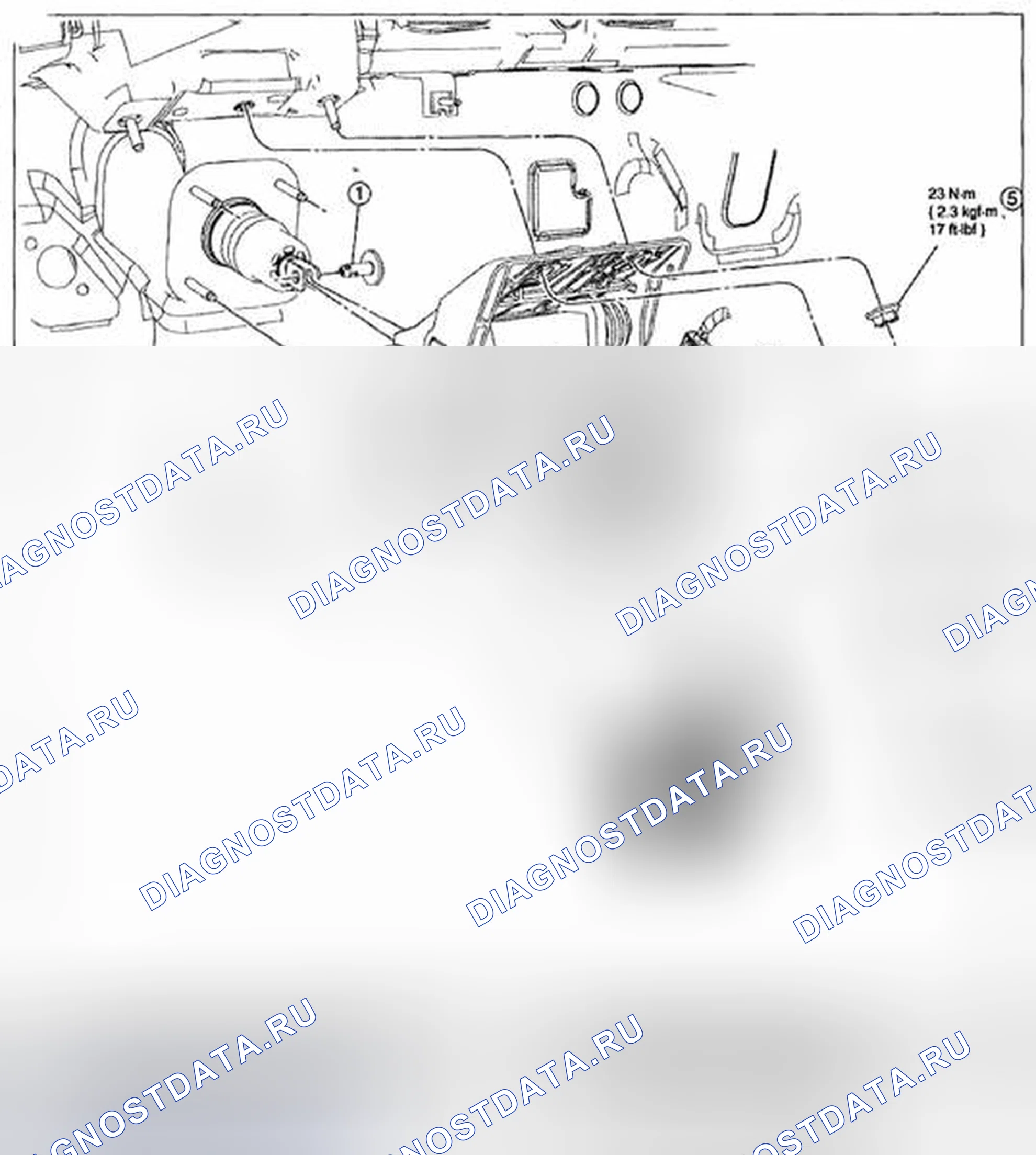 Рис. 3: СНЯТИЕ / УСТАНОВКА ПЕДАЛИ ТОРМОЗА И КРОНШТЕЙНА. Mazda Tribute II